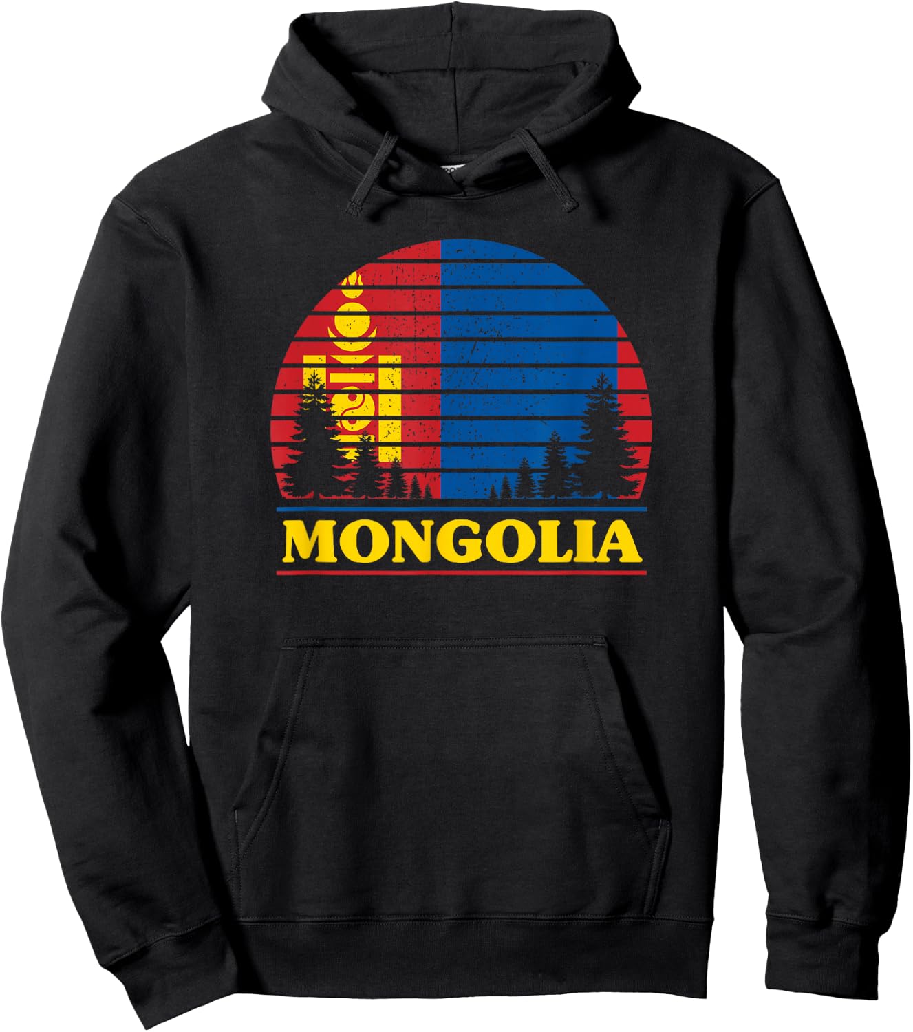 Mongolia Hoodie - Hoodie | Black
