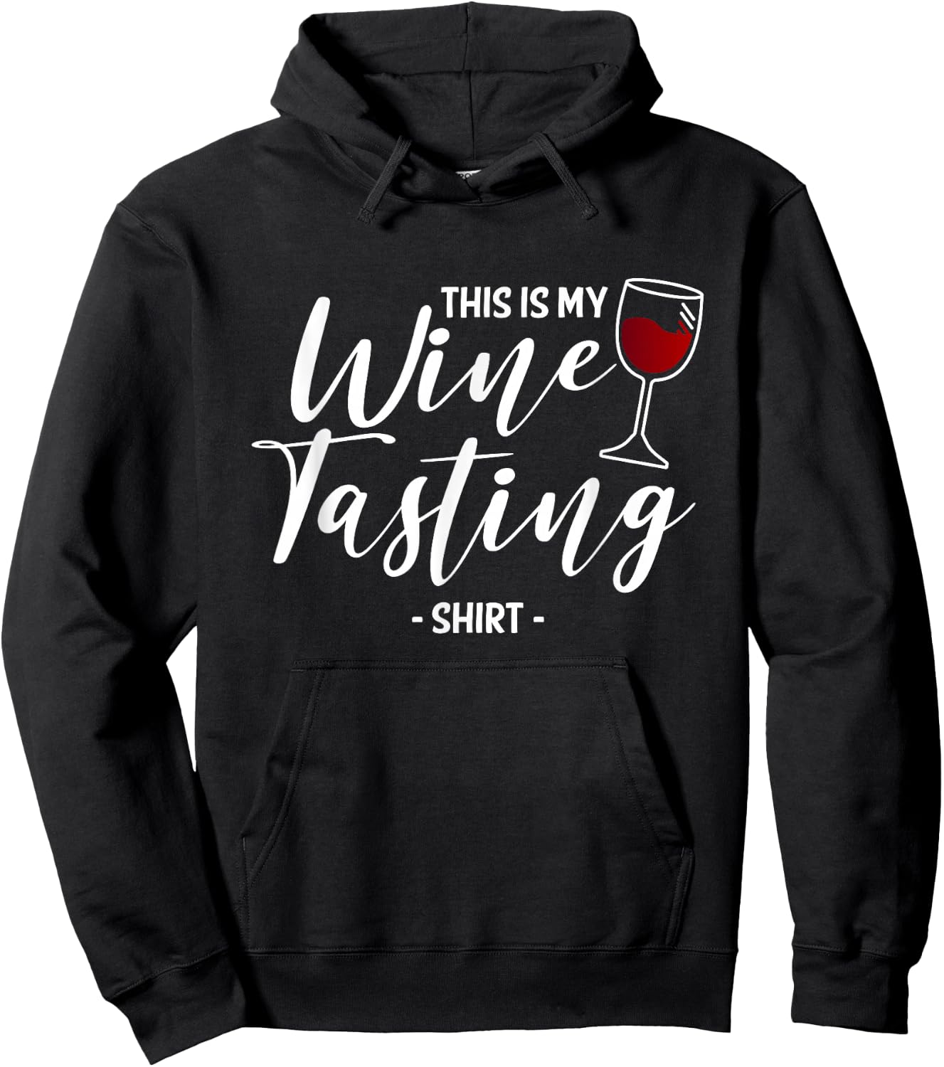 This is My Wine Tasting Wining Cork Red Vino Drinking Hoodie - Hoodie | Black
