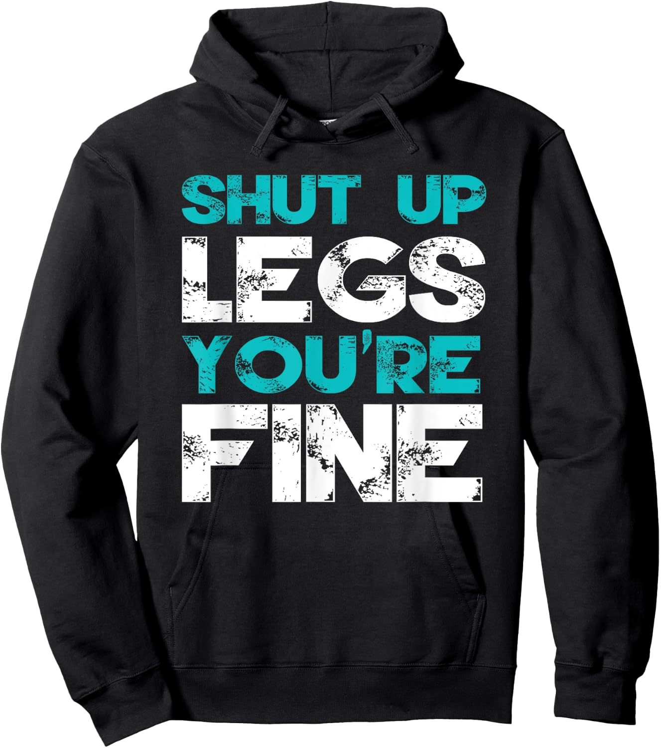 Bodybuilding Funny Workout Quote Weightlifting Exercise Gym Hoodie - Hoodie | Black