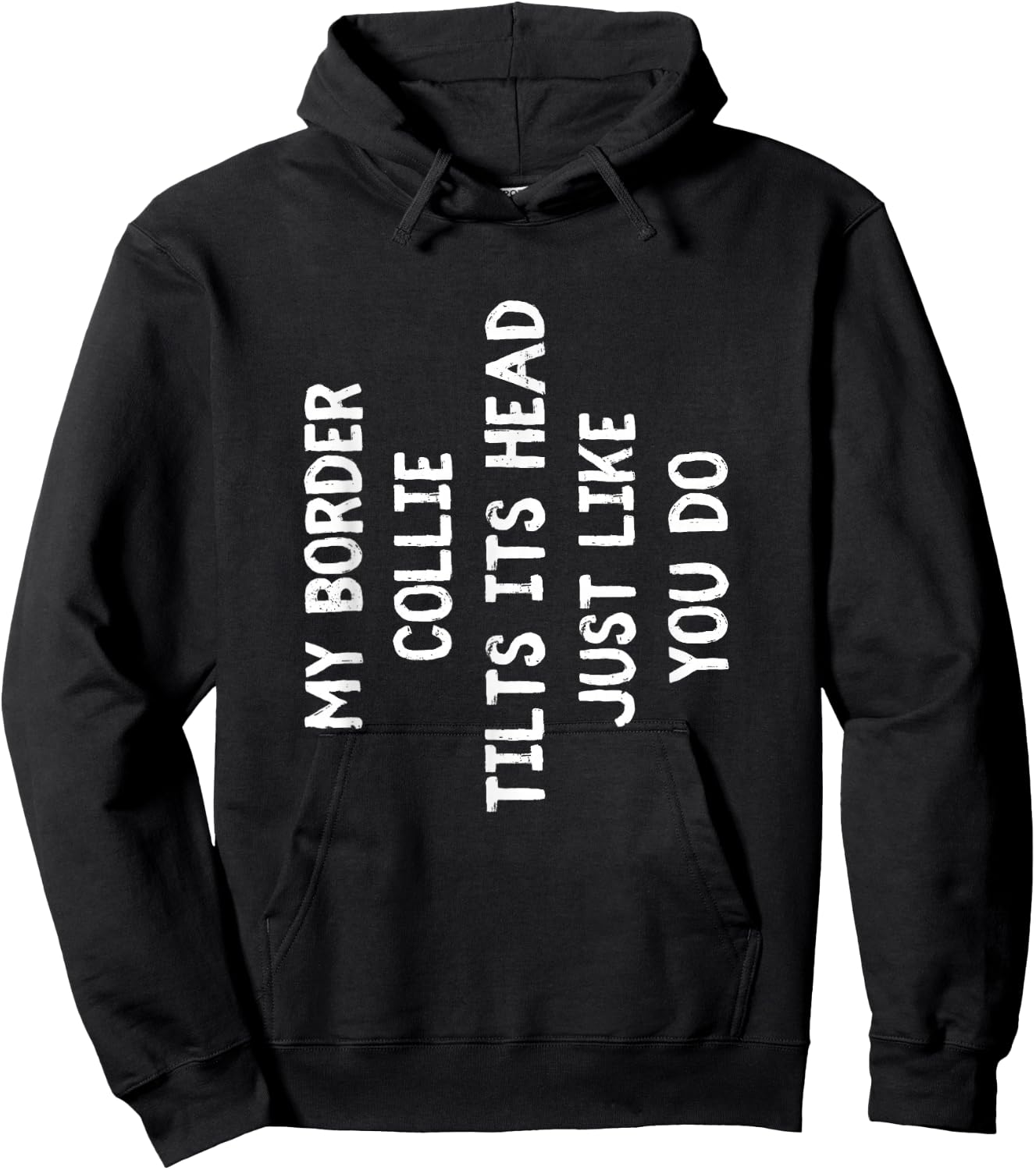 Border Collie Funny Dog Lover Gift Cute Women Men Kids Hoodie - Hoodie | Black