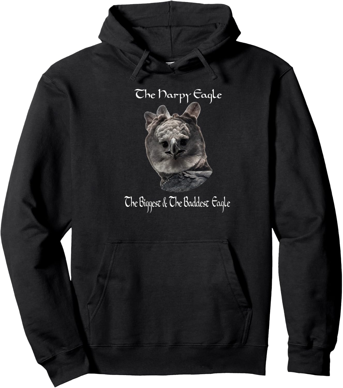 Great Harpy Eagle Wildlife Hoodie - Hoodie | Black