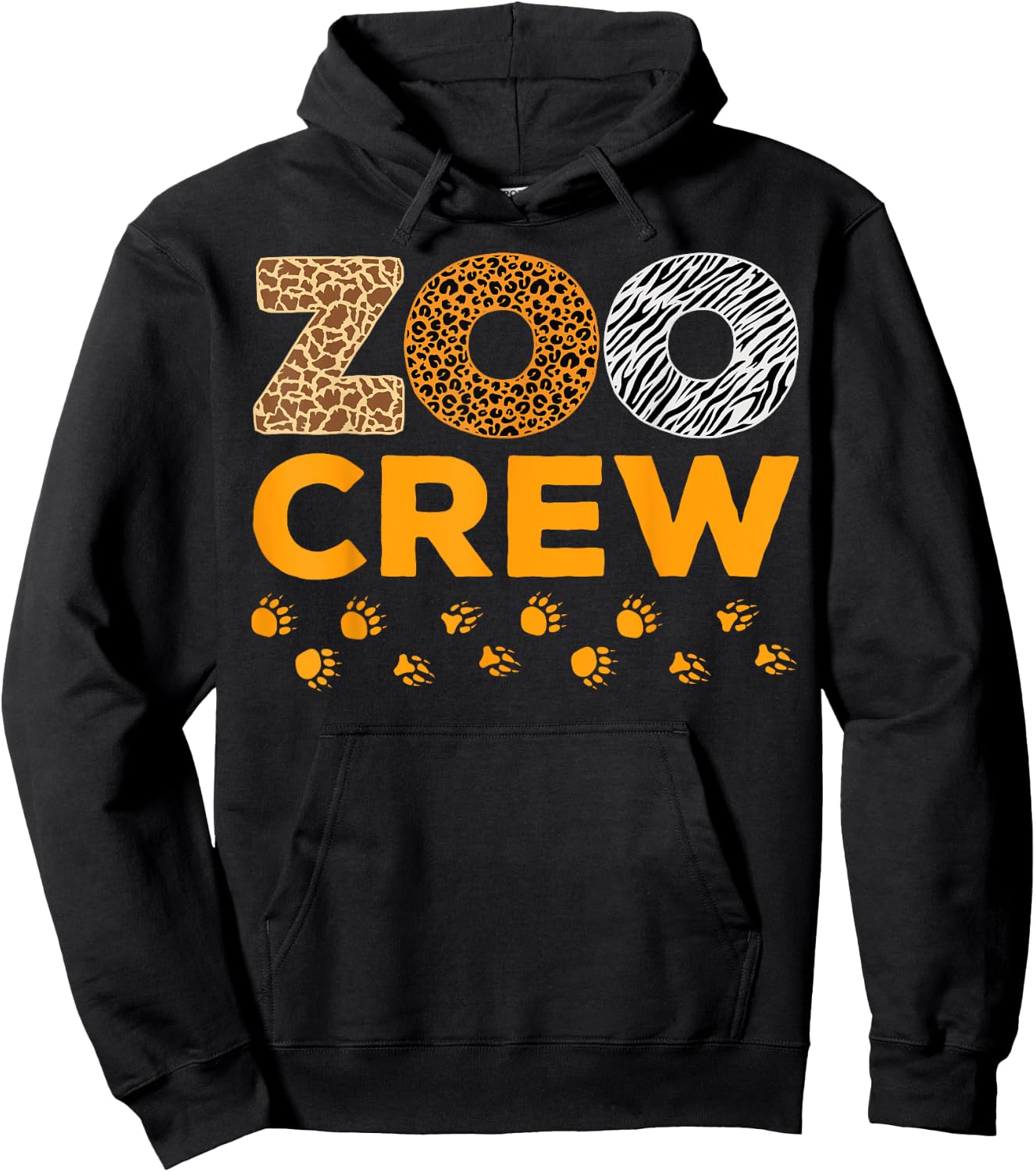 Zoo Crew Zookeeper Costume Safari Wildlife Animal Lover Hoodie - Hoodie | Black