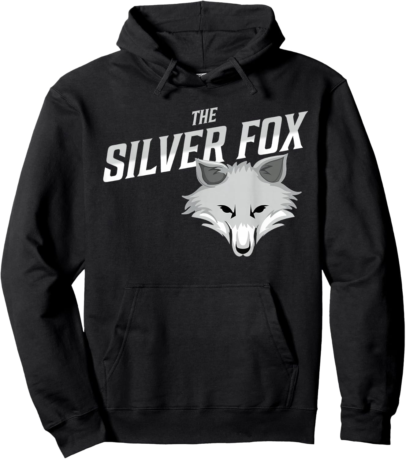 The Silver Fox Holiday Hoodie - Hoodie | Black