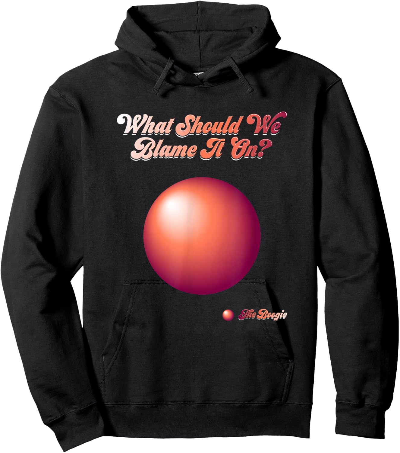 Blame It On The Boogie - Classic 70's Disco Music Retro Song Hoodie - Hoodie | Black