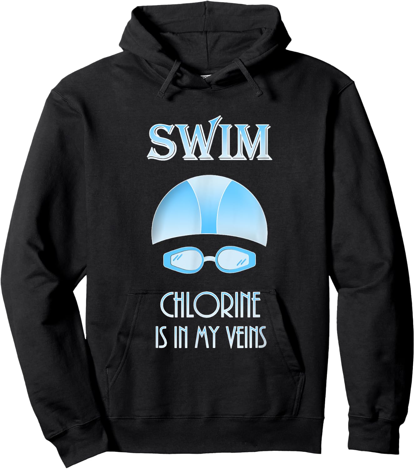 Swimmer Shirt Gifts for Swimmers Boys Girls Adults Swim Team Hoodie - Hoodie | Black