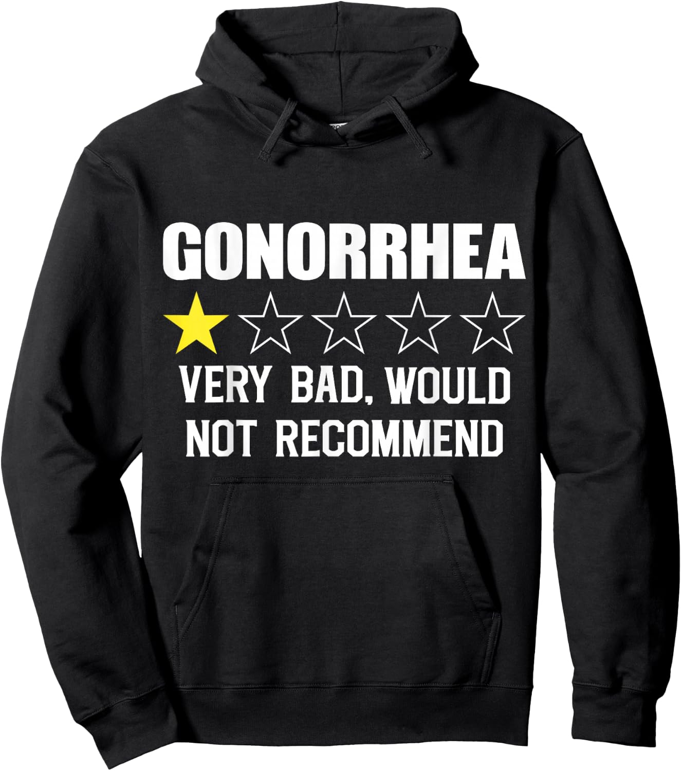 Very Bad Would Not Recommend Gonorrhea Urologist Hoodie - Hoodie | Black