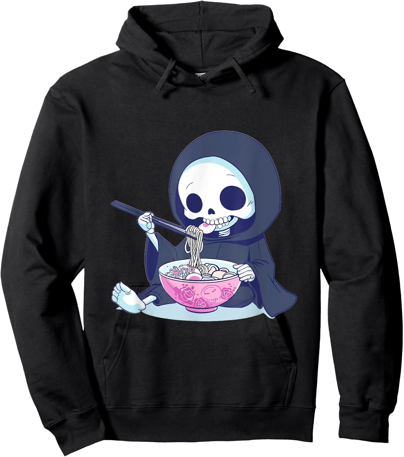 Goth Pastel Cute Creepy Kawaii Teddy Bear Voodoo Doll Hoodie - Hoodie | Black