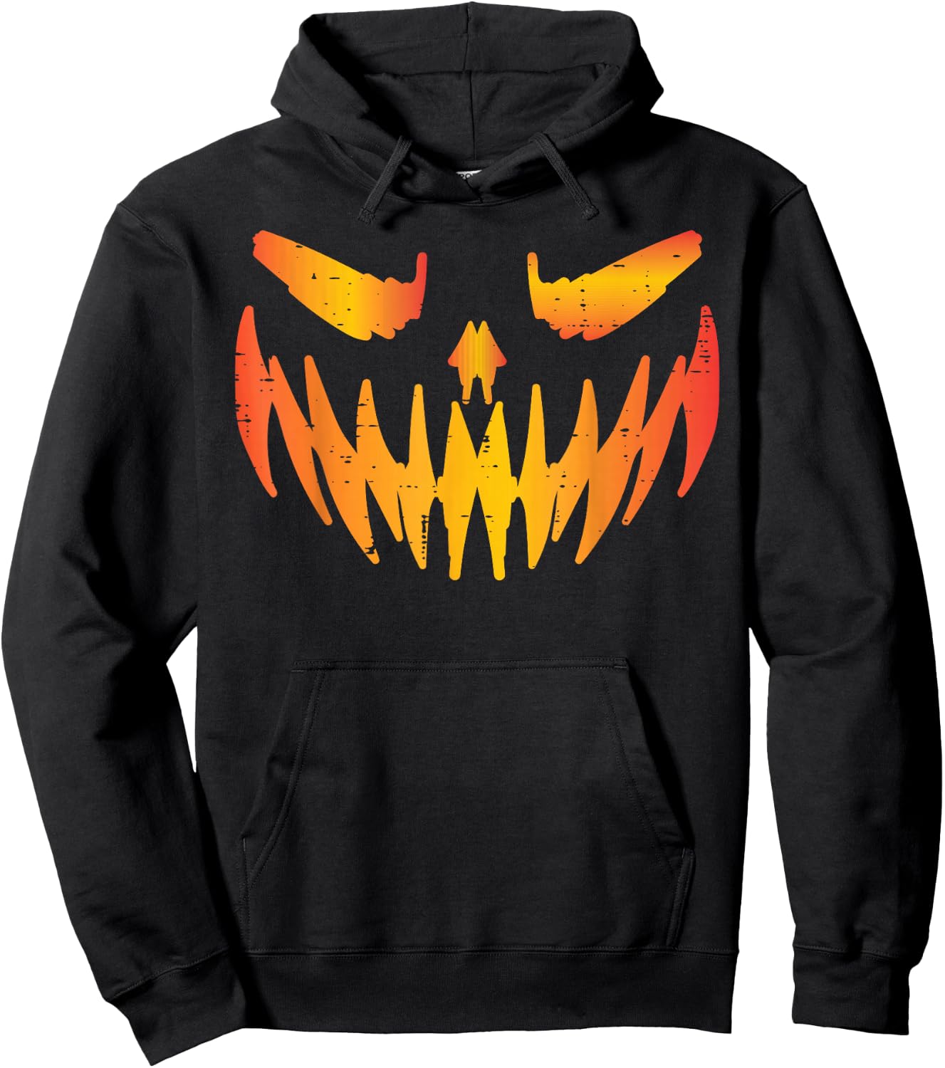Halloween Jack O Lantern Pumpkin Face Costume Men Women Kids Hoodie - Hoodie | Black