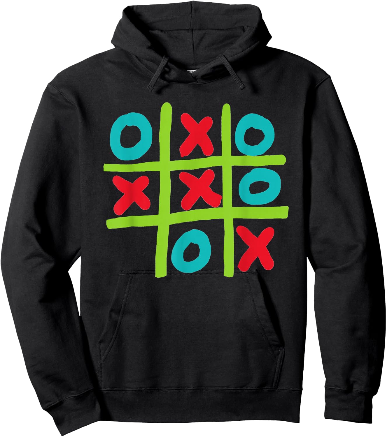 Tic-tac-toe Hoodie - Hoodie | Black