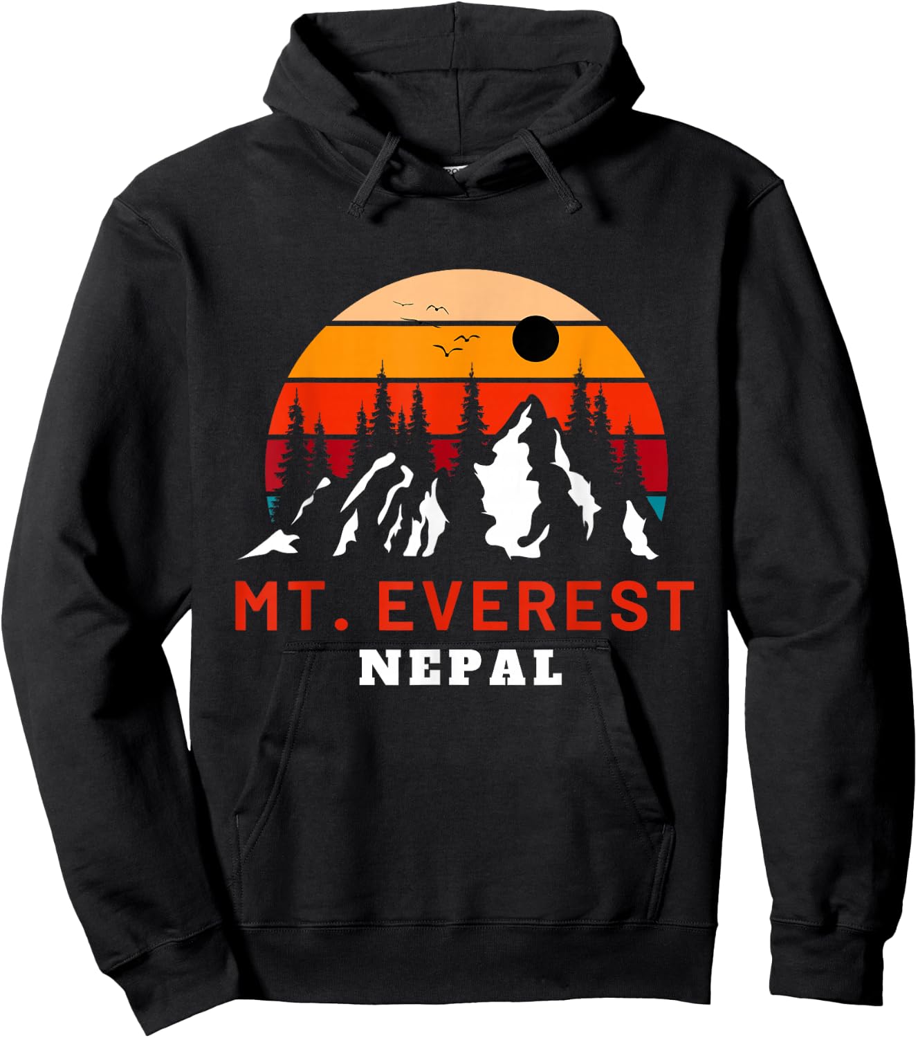 Mount Everest Hoodie - Hoodie | Black