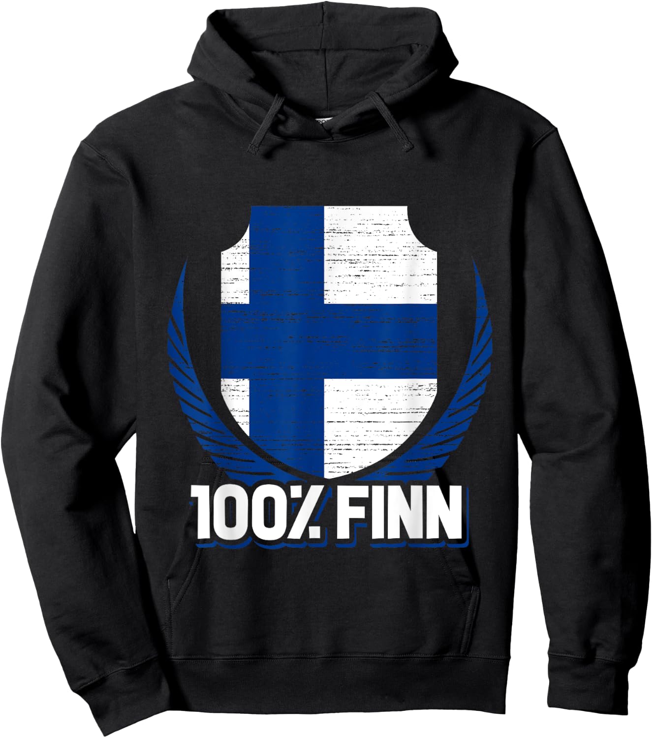 100 % Finn Finland Hoodie - Hoodie | Black