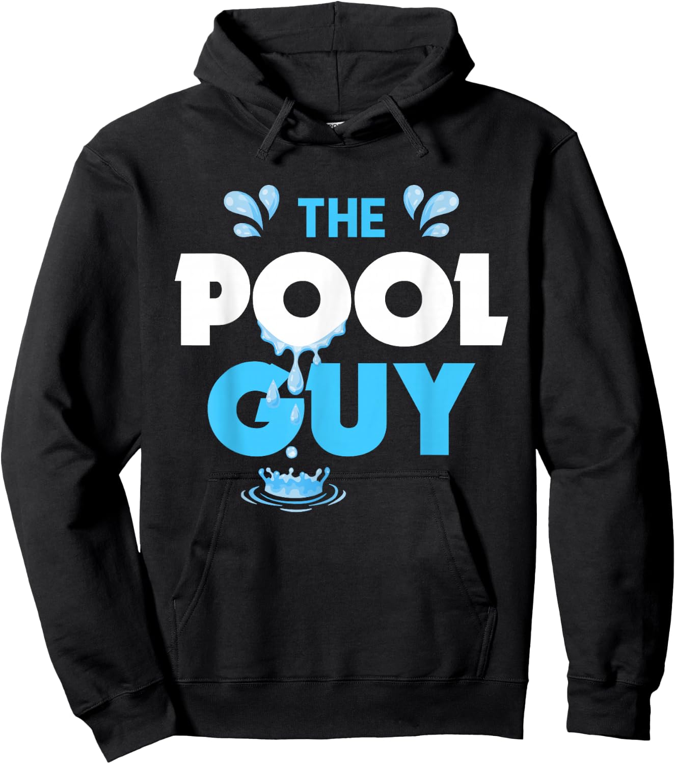 The Pool Guy Funny Swim Coach Trainer Swimming Swimmer Hoodie - Hoodie | Black
