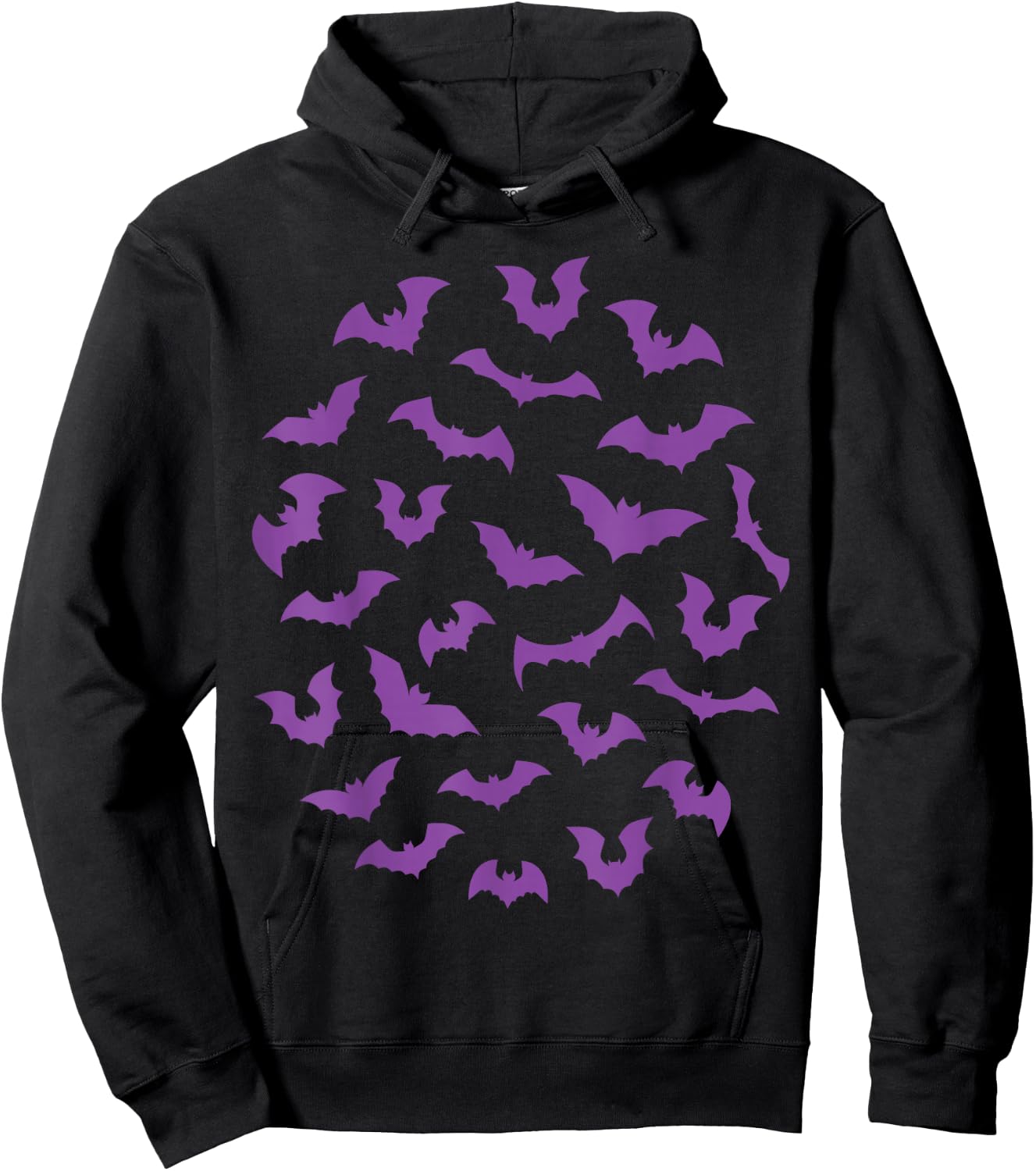 Pastel goth purple spooky bats punk witch Hoodie - Hoodie | Black
