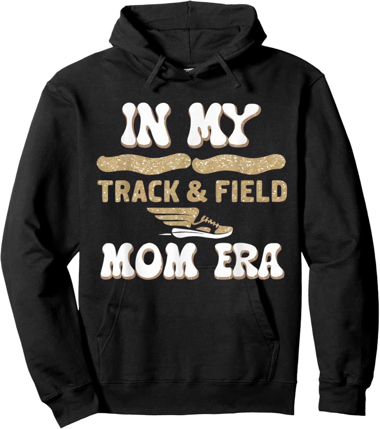 Track And Field Mom Athlete Runner Mothers Day Hoodie - Hoodie | Black
