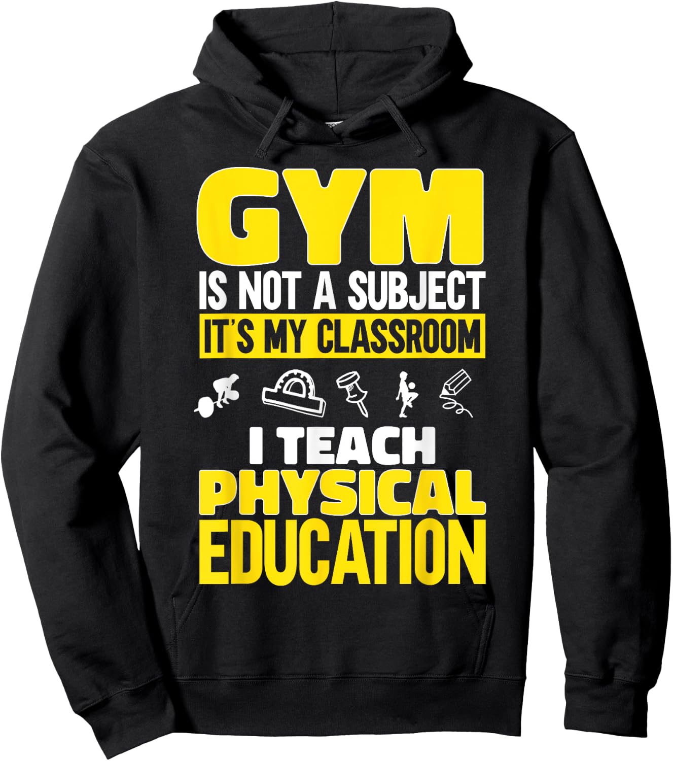 PE Teacher I Teach Physical Education Teacher Women Hoodie - Hoodie | Black