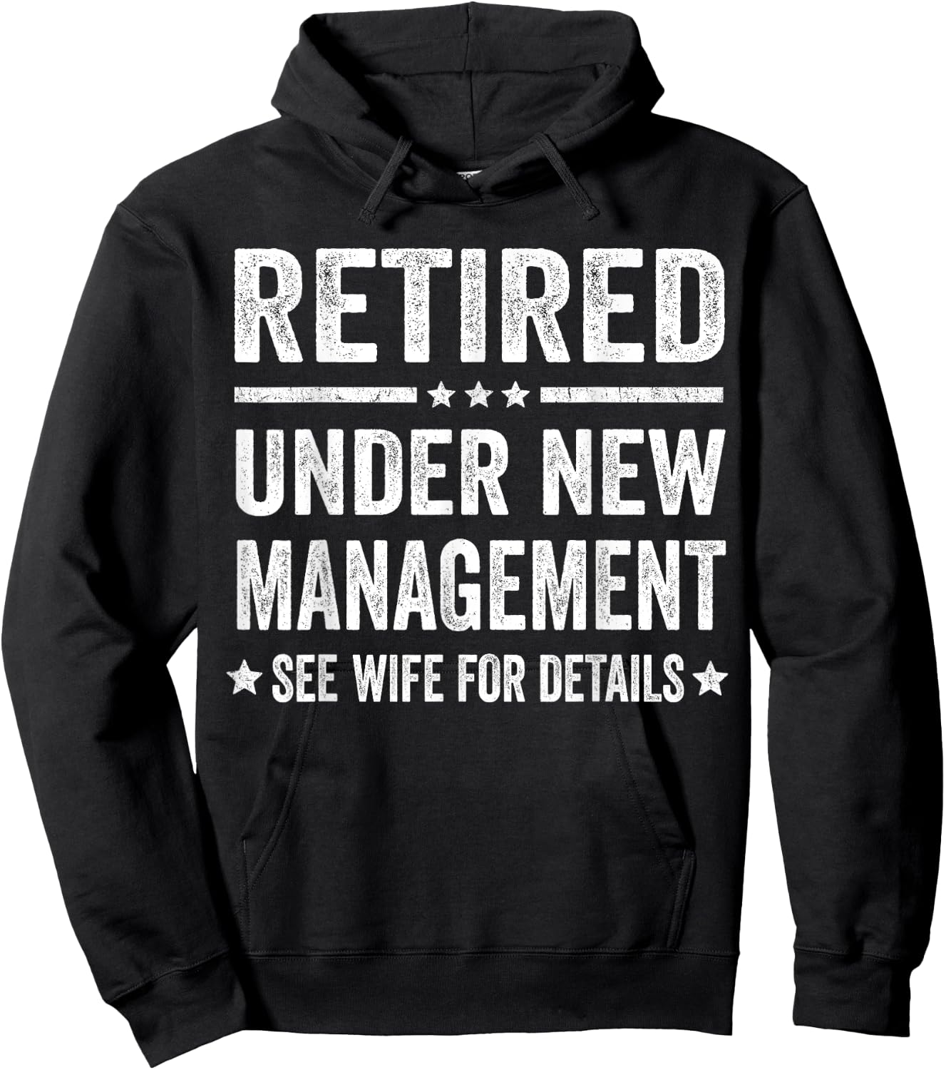 Funny Retirement Party Dad Humor Retired Husband Gift Hoodie - Hoodie | Black