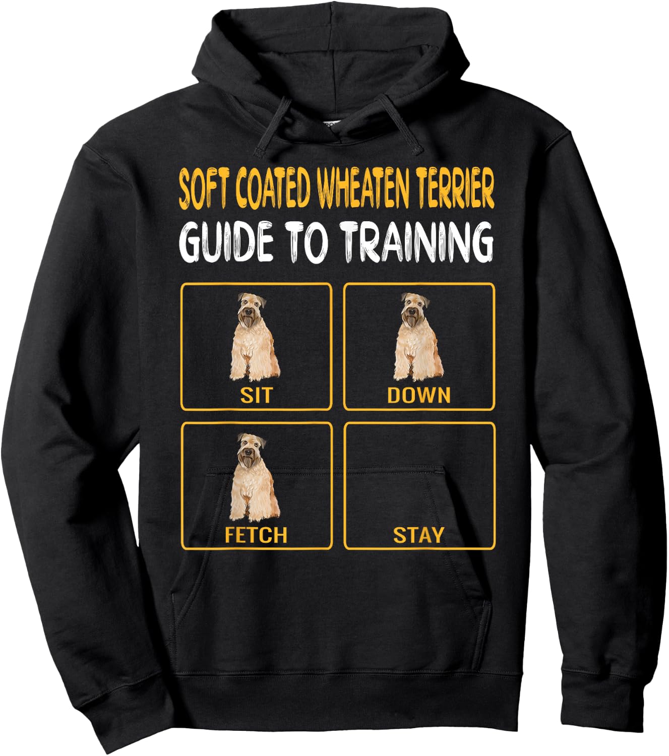 Soft Coated Wheaten Terrier Guide To Training Dog Obedience Hoodie - Hoodie | Black