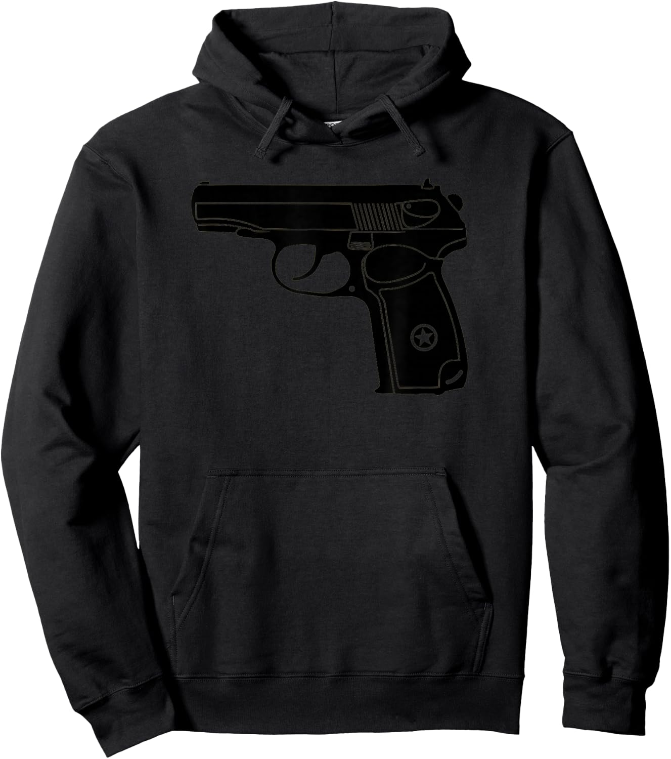 Makarov SOVI8 Vintage Propaganda Gun. Hoodie - Hoodie | Black