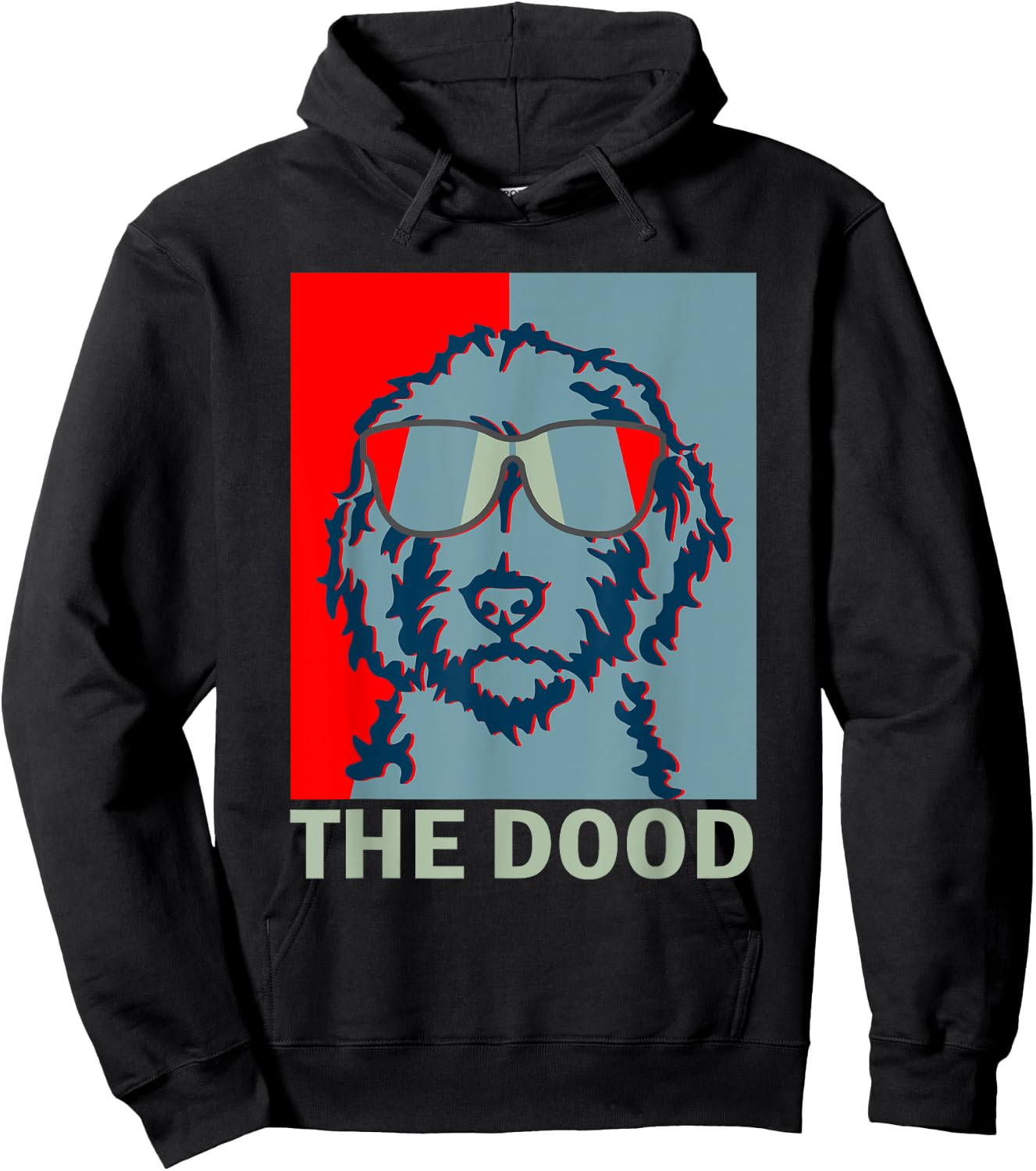 Funny The Dood Goldendoodle - Doodle Mom & Dood Dad Gift Hoodie - Hoodie | Black