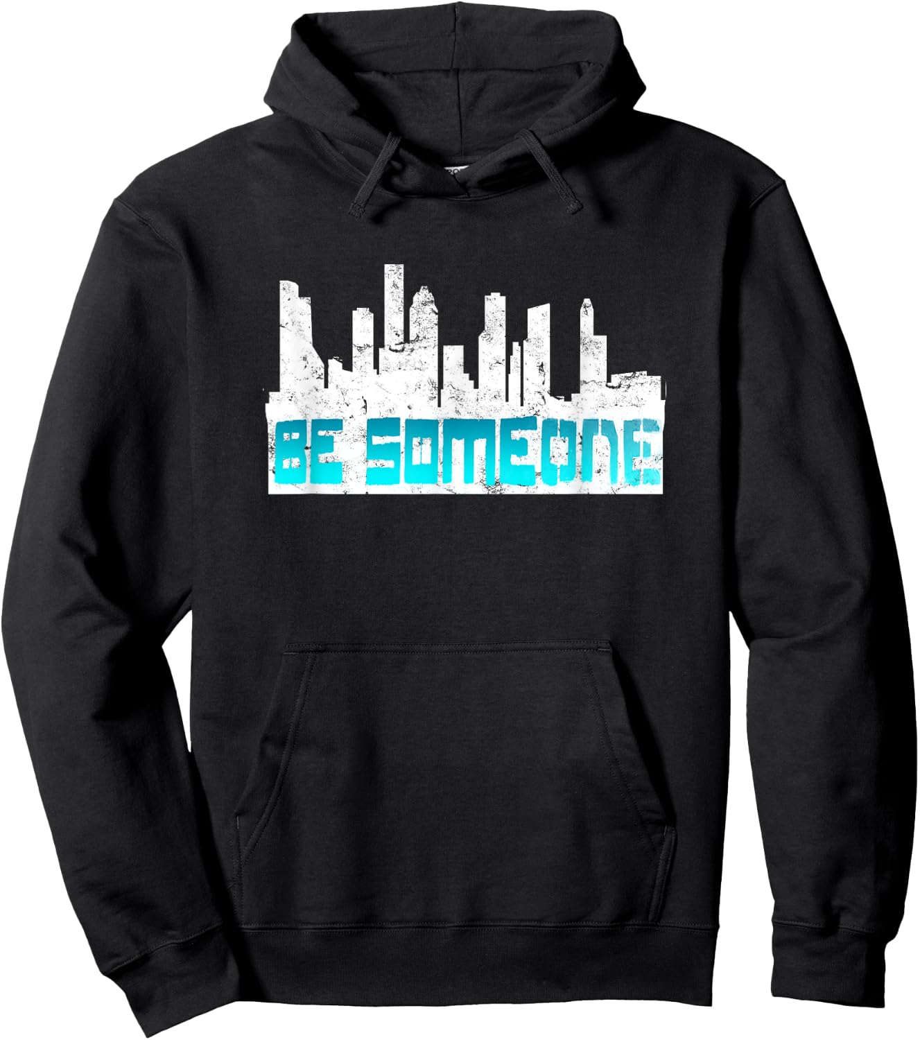 Houston Be someone Bridge Houston Skyline H-Town Be Someone Hoodie - Hoodie | Black