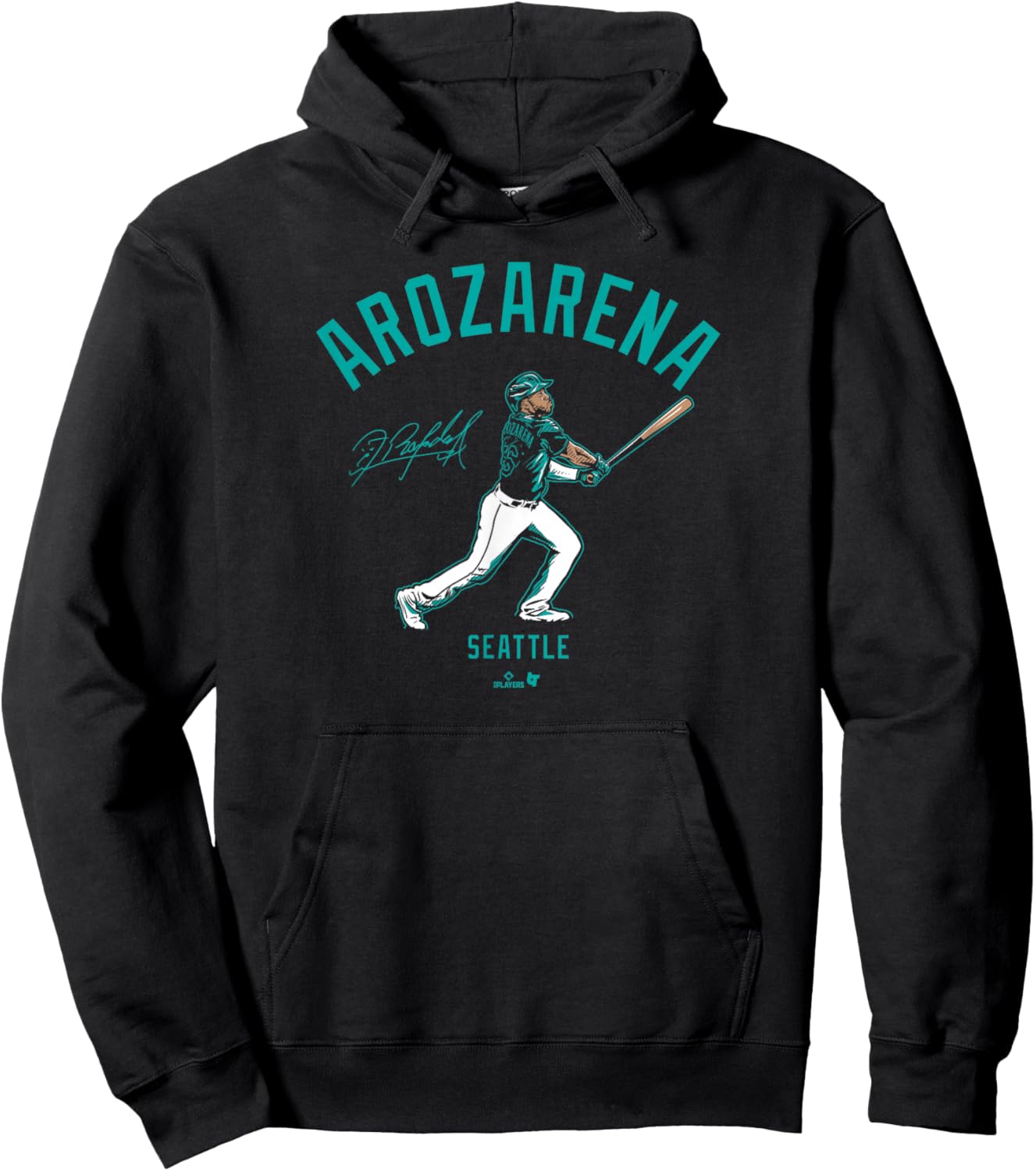 Randy Arozarena - Seattle Swing - Seattle Baseball Hoodie - Hoodie | Black