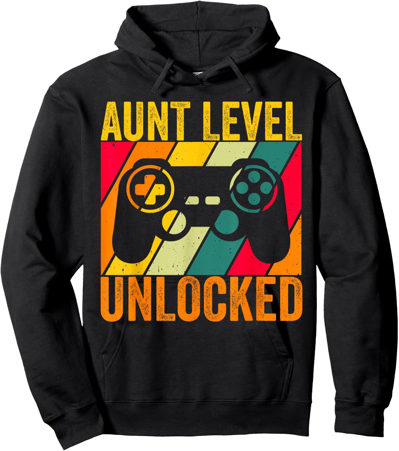 Aunt Level Unlocked Est.2025 New Auntie I Leveled Up To Aunt Hoodie - Hoodie | Black