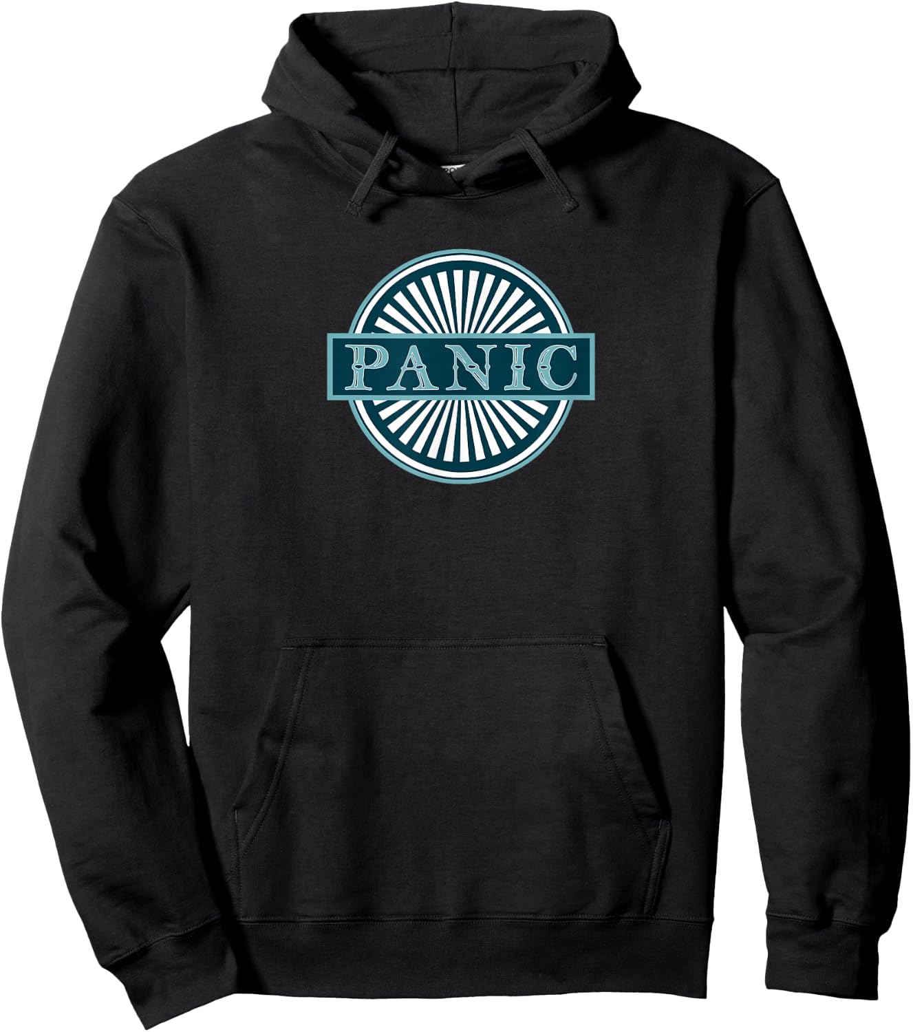 Panic Retro Vintage Style Jam Music Design Hoodie - Hoodie | Black