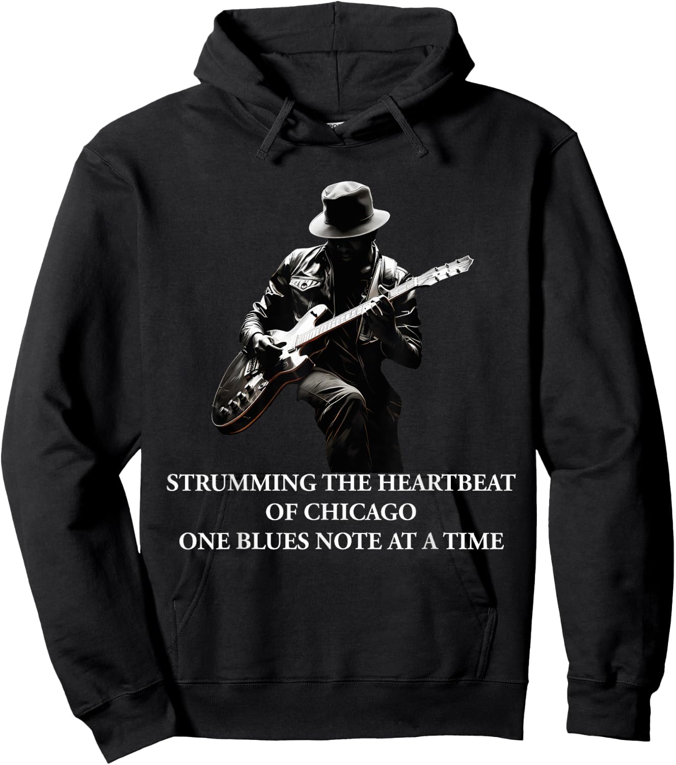 Blues Guitar Musicians Blues Music Hoodie - Hoodie | Black