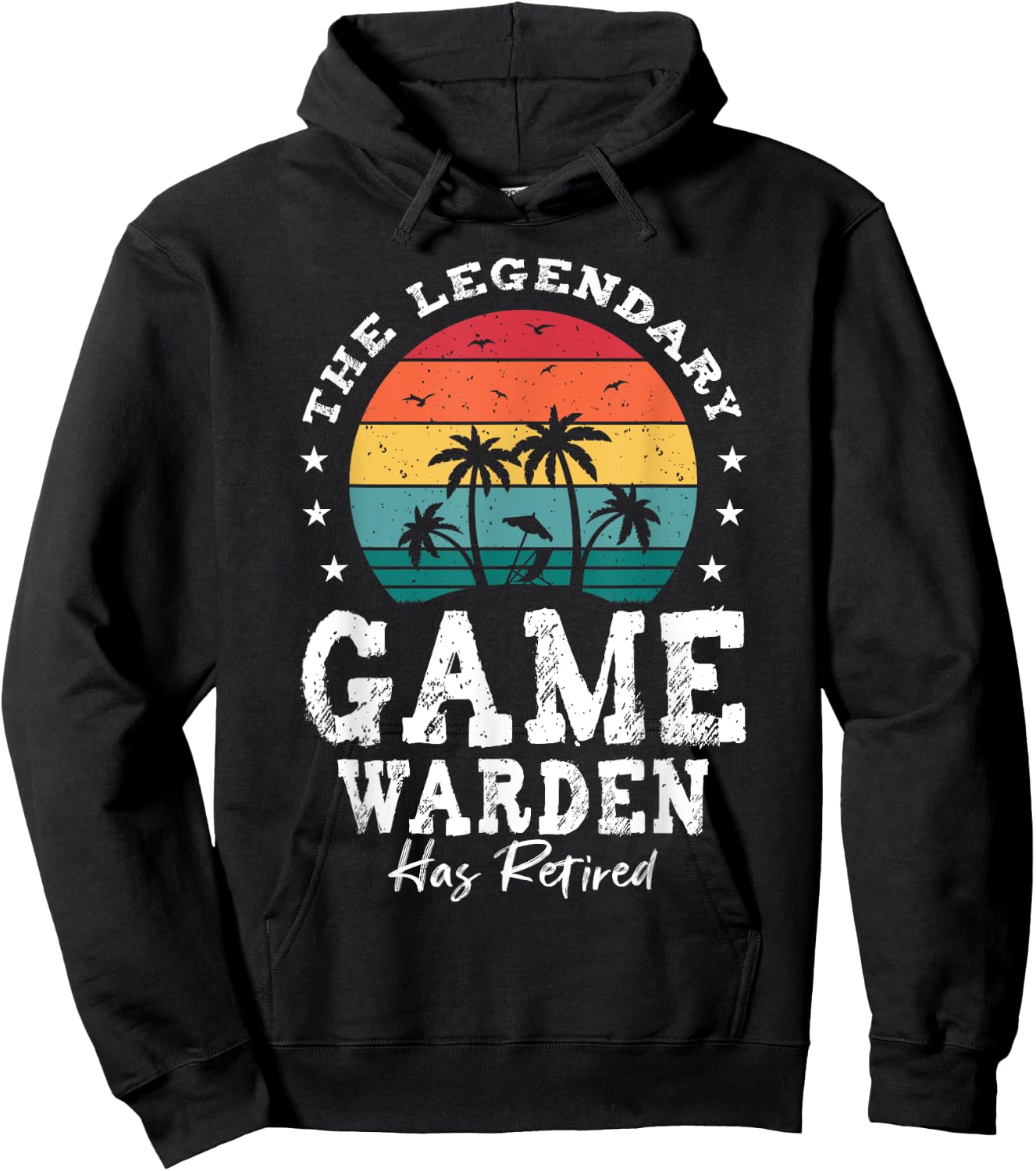 Legendary Retired Game Warden Hoodie - Hoodie | Black