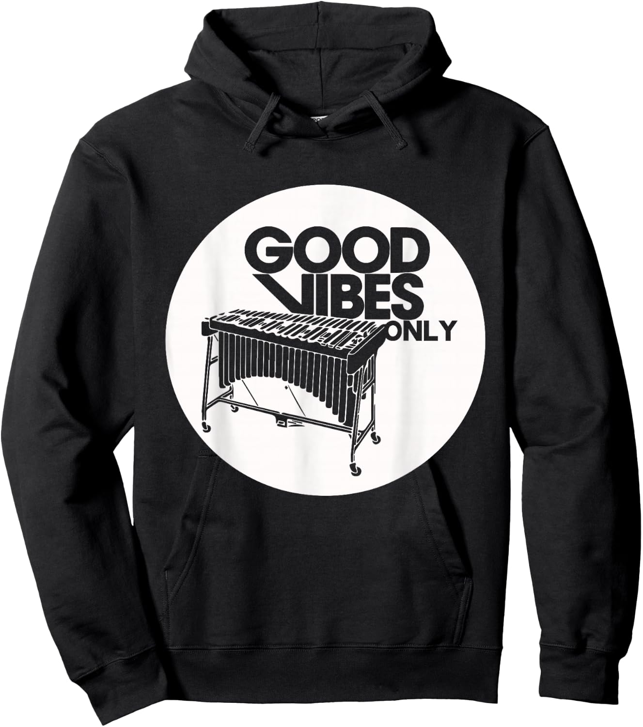 Vibraphone Good Vibes Only Vibraphonist & Marimba Player Hoodie - Hoodie | Black