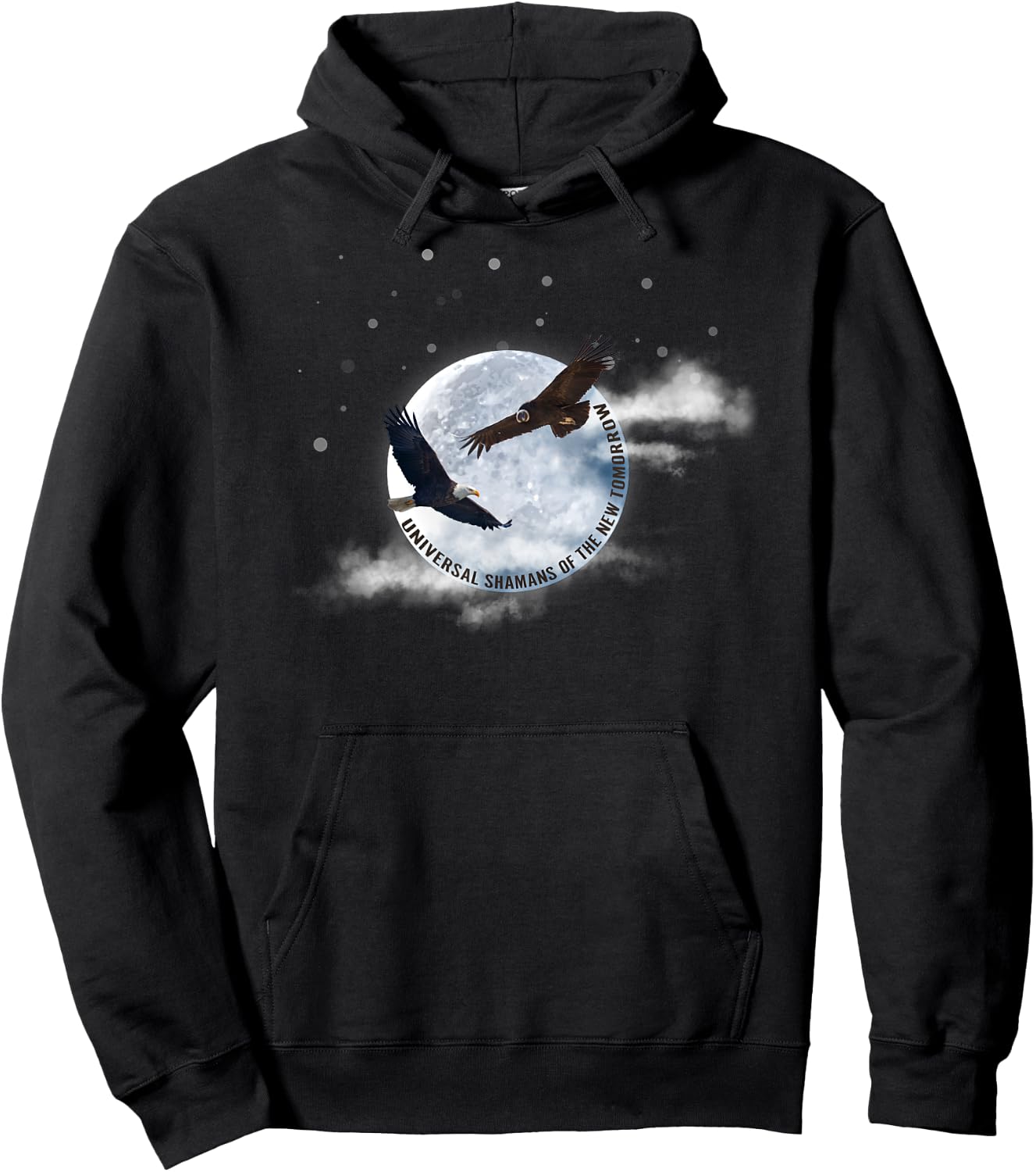 Eagle Condor Prophecy Spiritual Shamanic Hoodie - Hoodie | Black