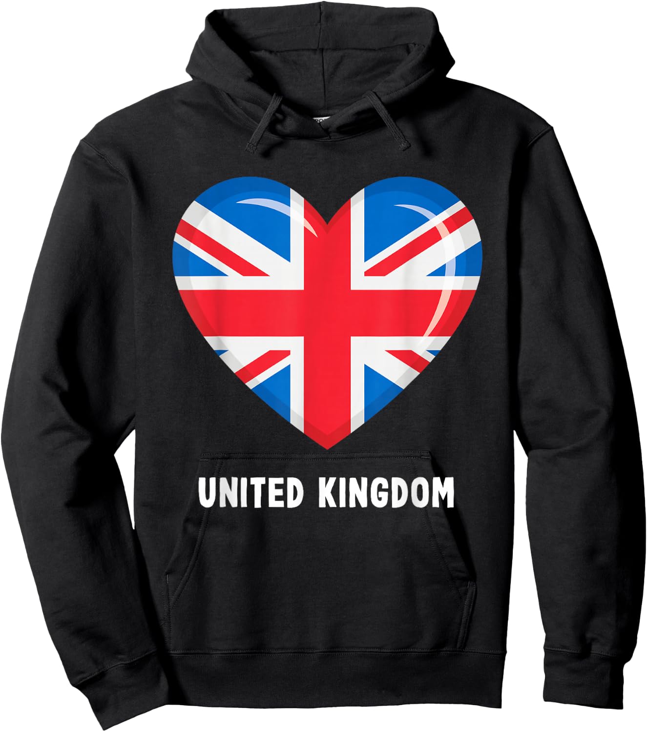 United Kingdom Flag Shirt | British Hoodie - Hoodie | Black