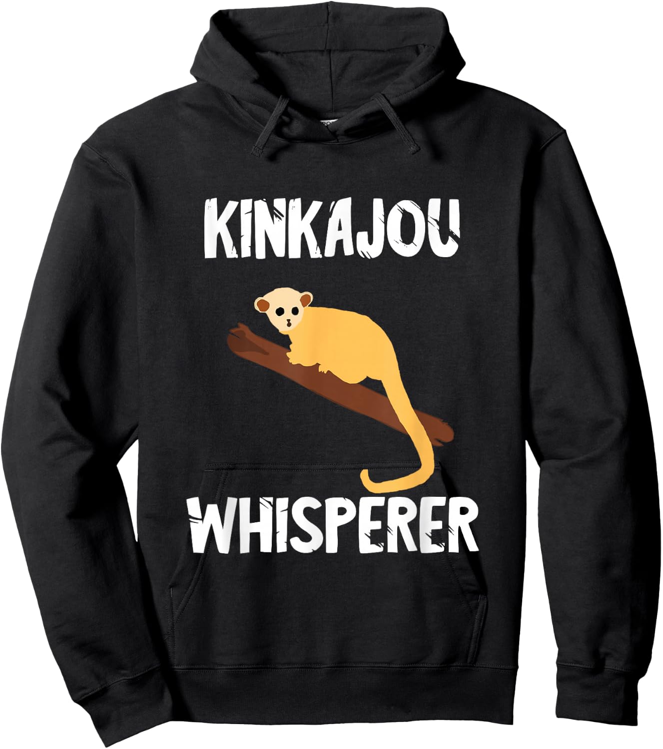 Kinkajou Whisperer Night Walkers Funny Carnivores Animals Hoodie - Hoodie | Black
