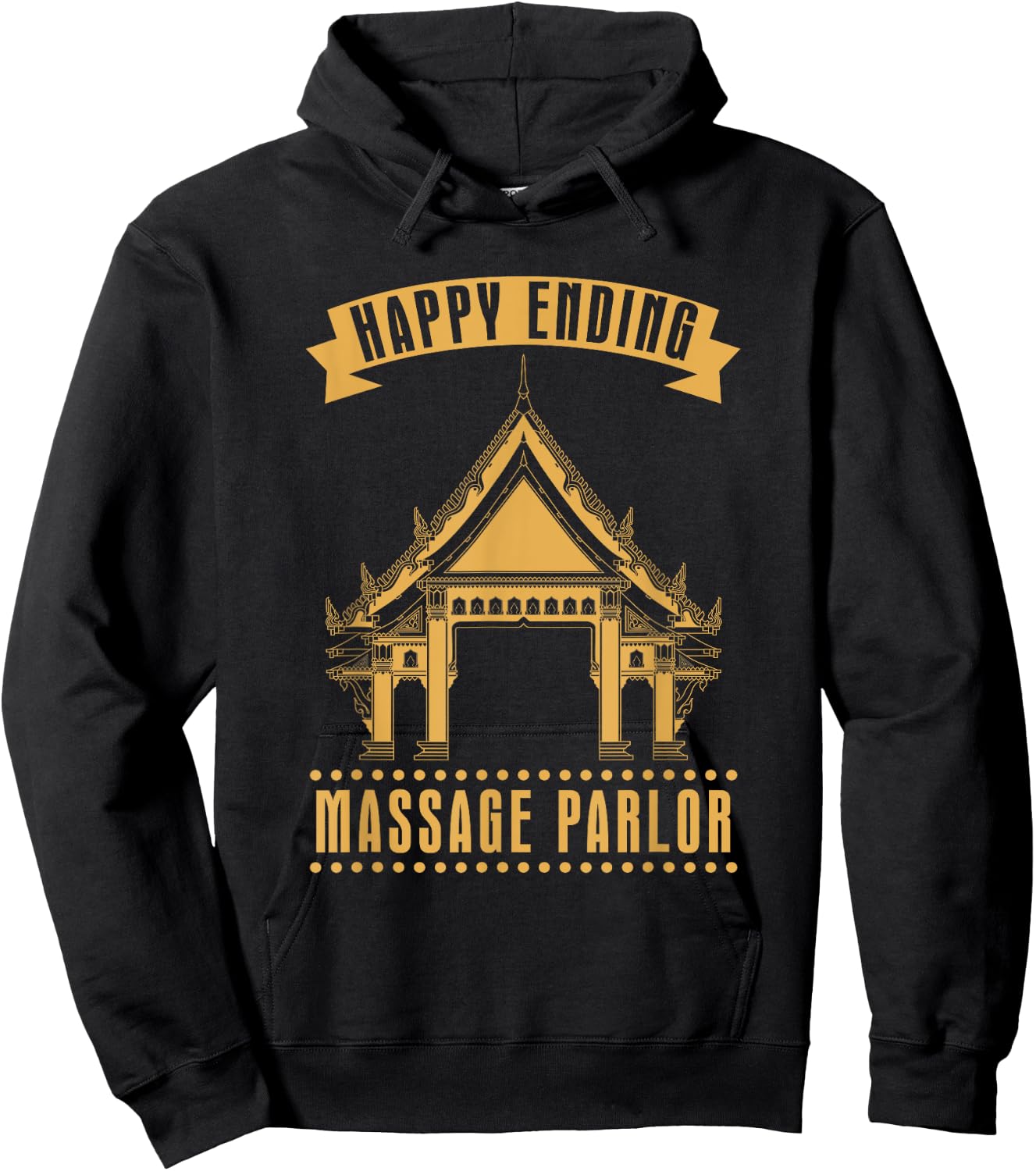 Funny Happy Ending Ladyboy Travel Gift Thailand Hoodie - Hoodie | Black