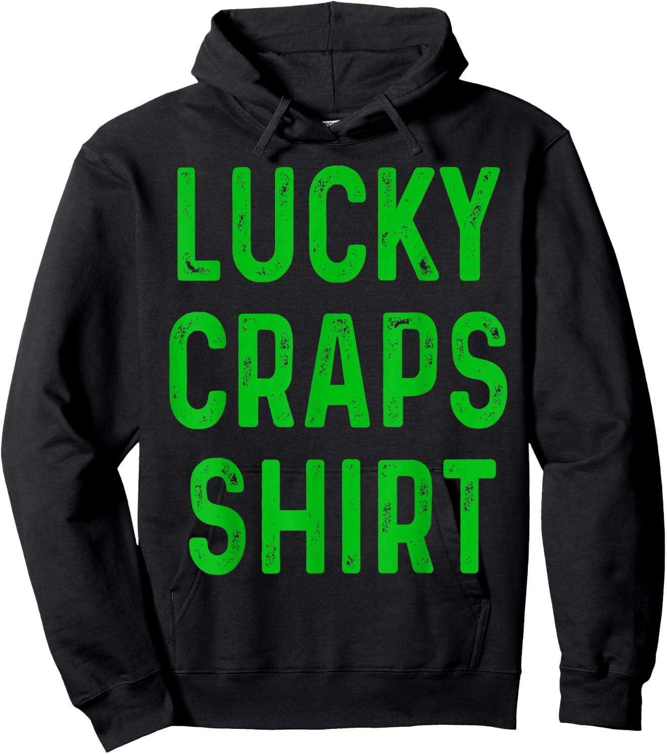 Retro Lucky Craps Shirt Funny Gambling Gift Gambler Shirt Hoodie - Hoodie | Black