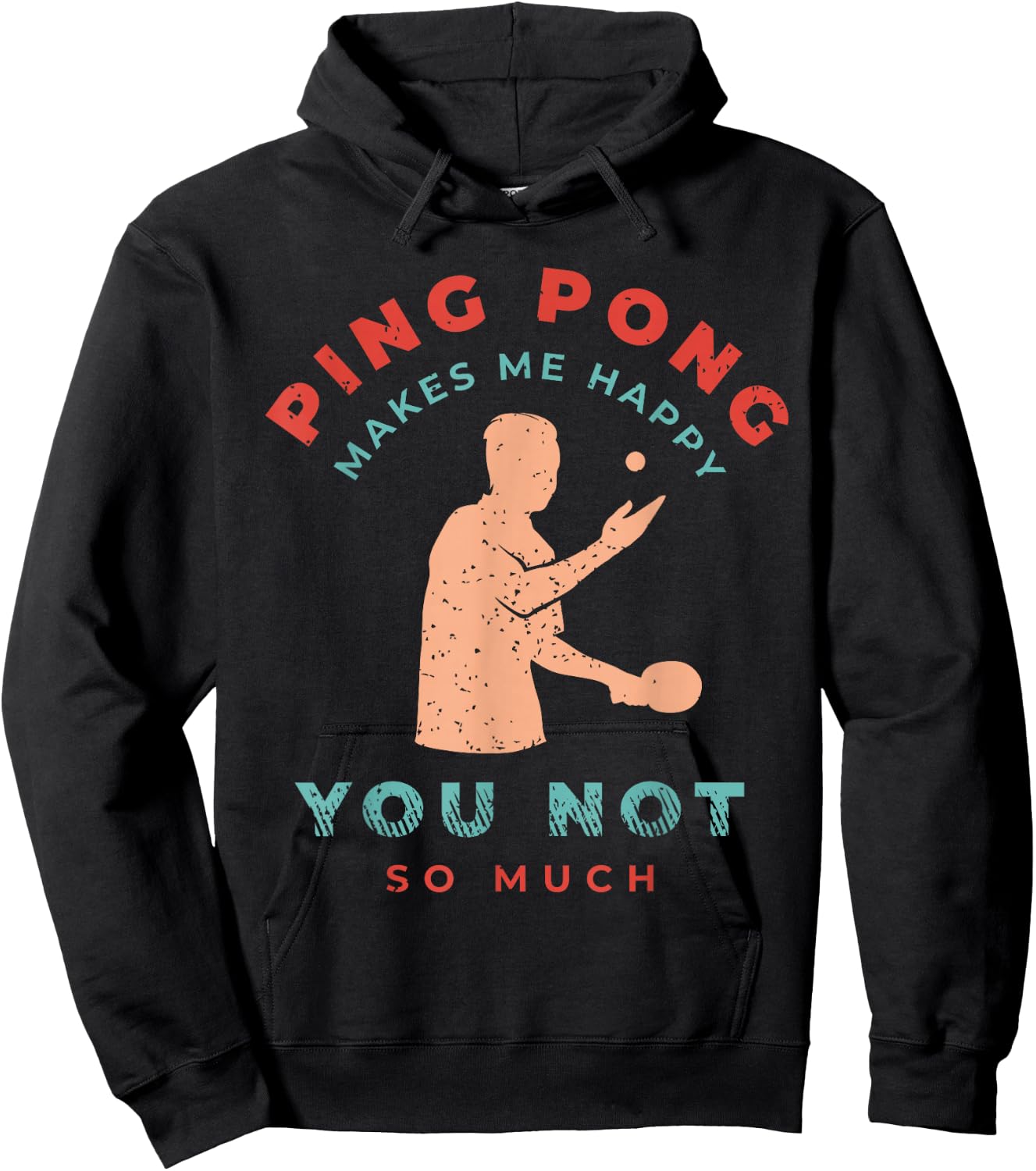 Ping Pong Shirts and Table Tennis Gifts for Ping Pongs Hoodie - Hoodie | Black