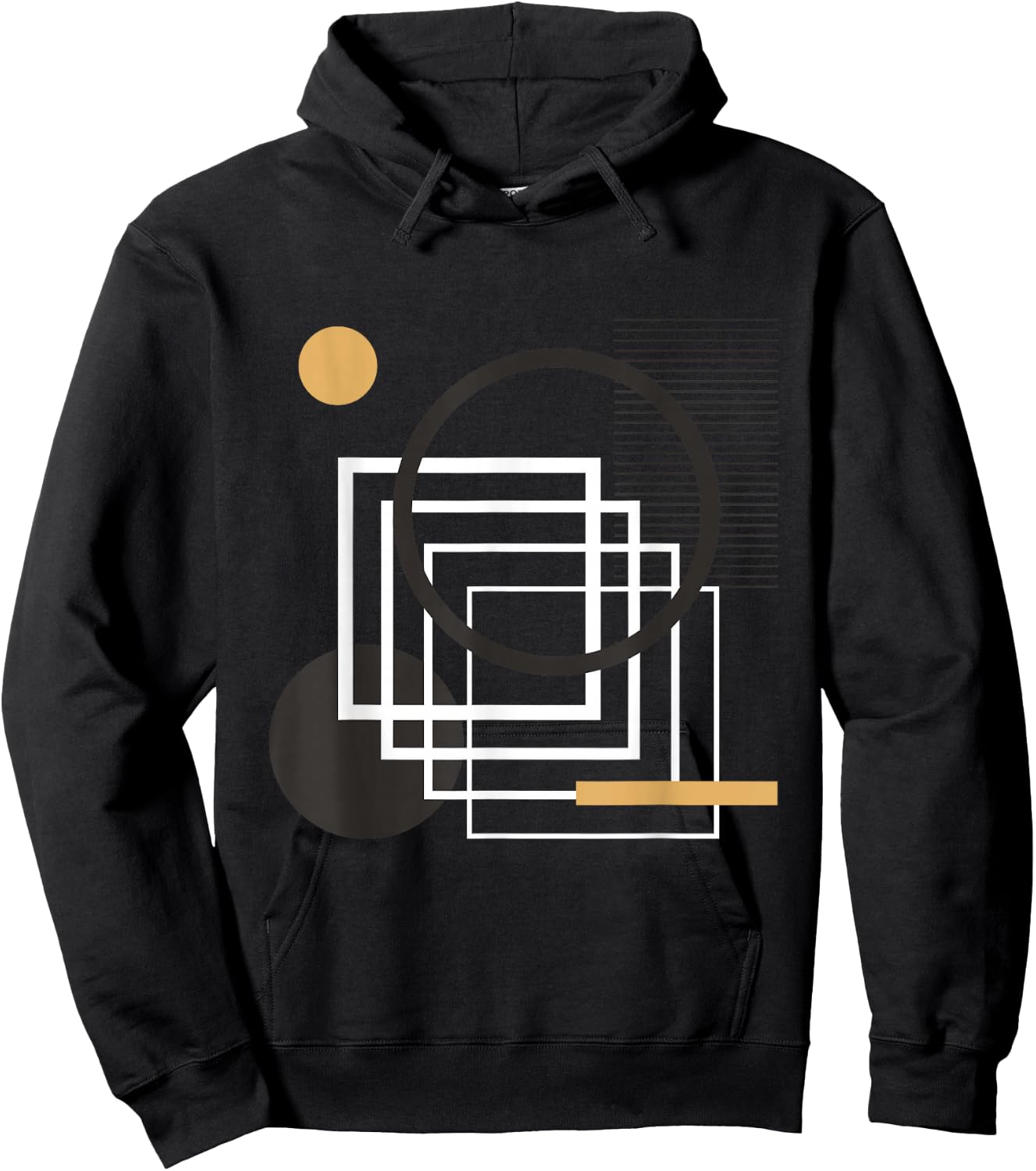Abstract/Modern Art Design - Women Men Abstract Hoodie - Hoodie | Black