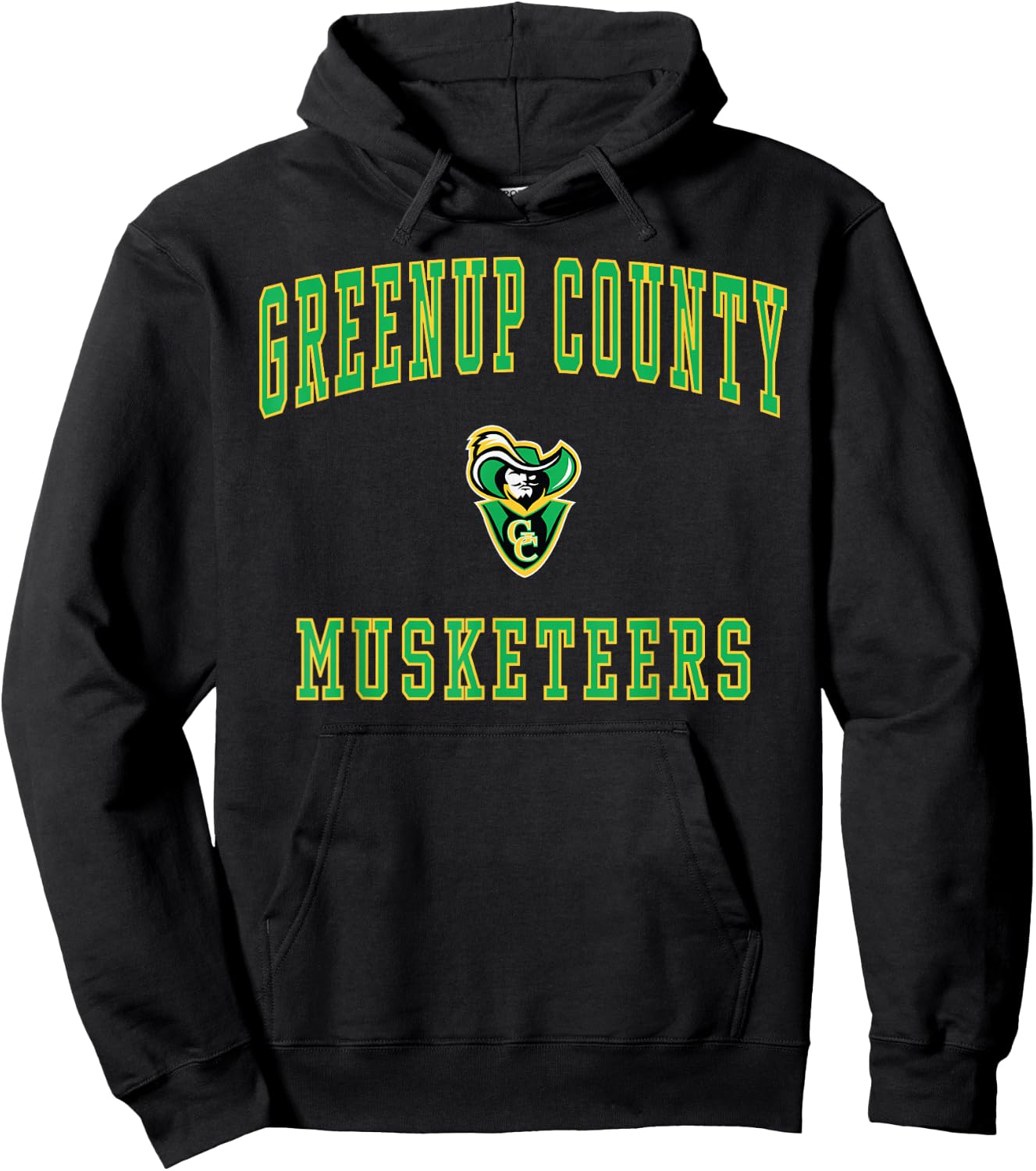 Greenup County High School Musketeers Hoodie - Hoodie | Black