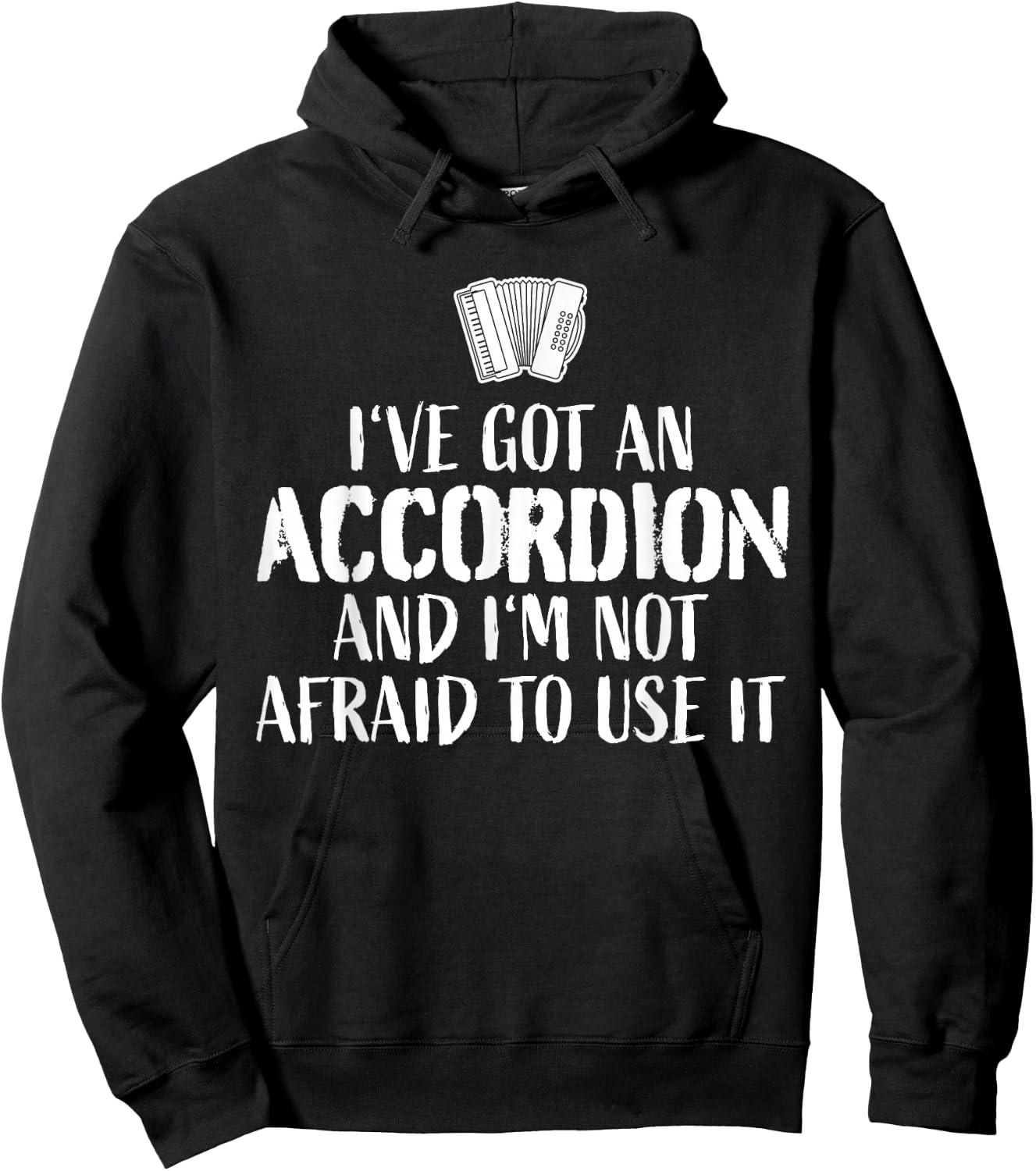 Accordion Player Ship Piano Accordion Hoodie - Hoodie | Black