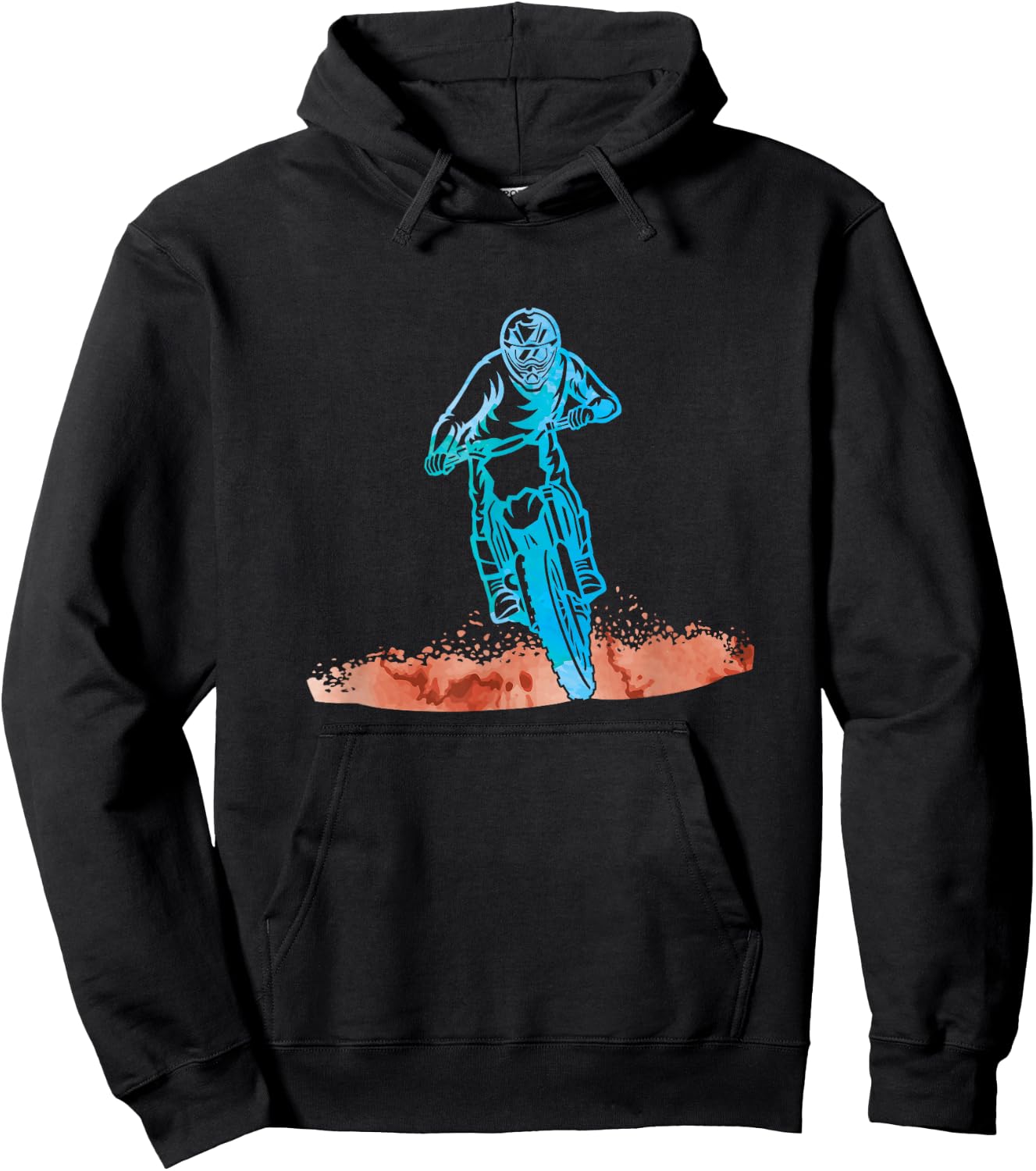 Dirt Bike Riding - MX Motocross Supercross Hoodie - Hoodie | Black