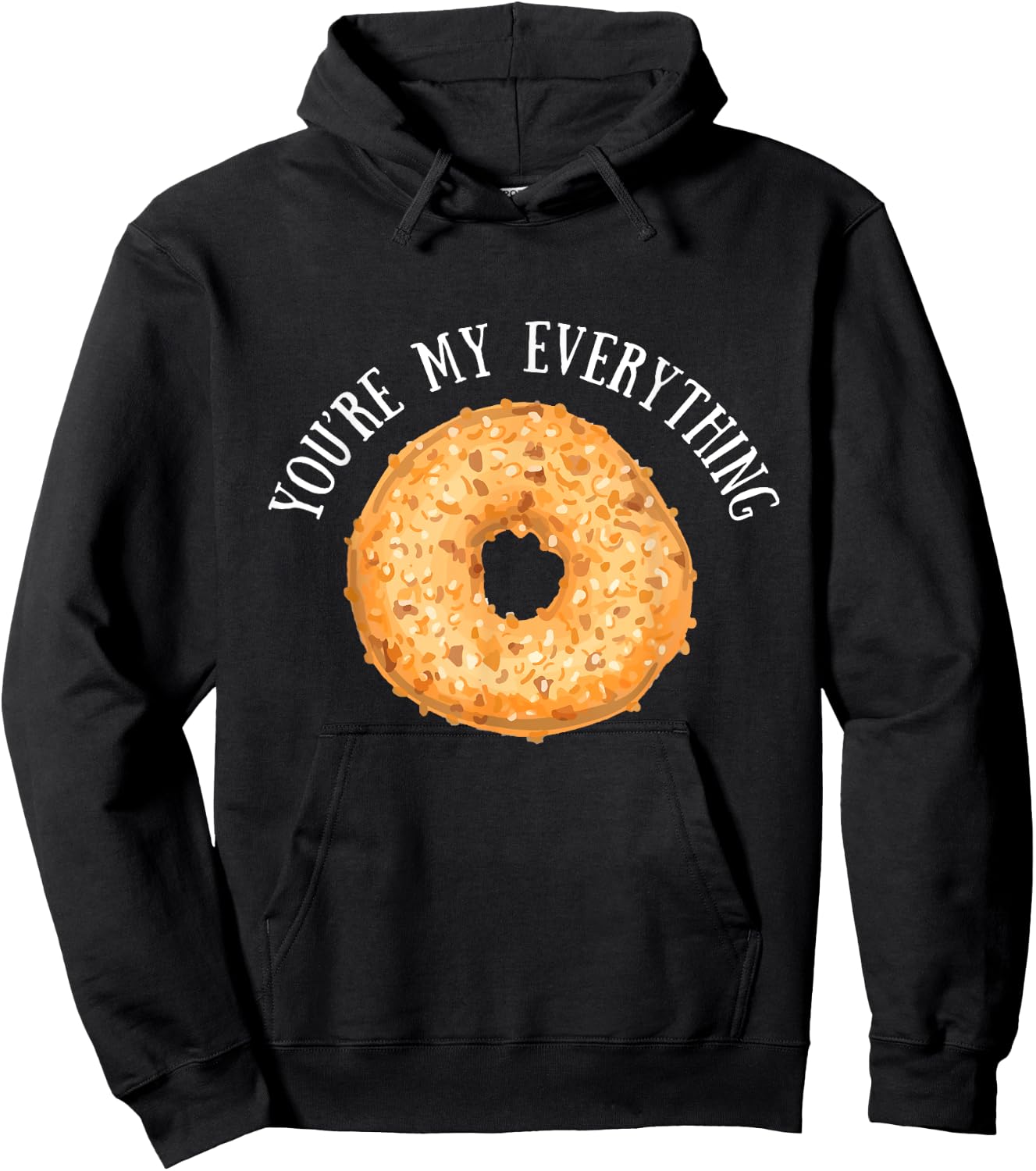 You're My Bagel Everything Cute Baking Lovers Hoodie - Hoodie | Black
