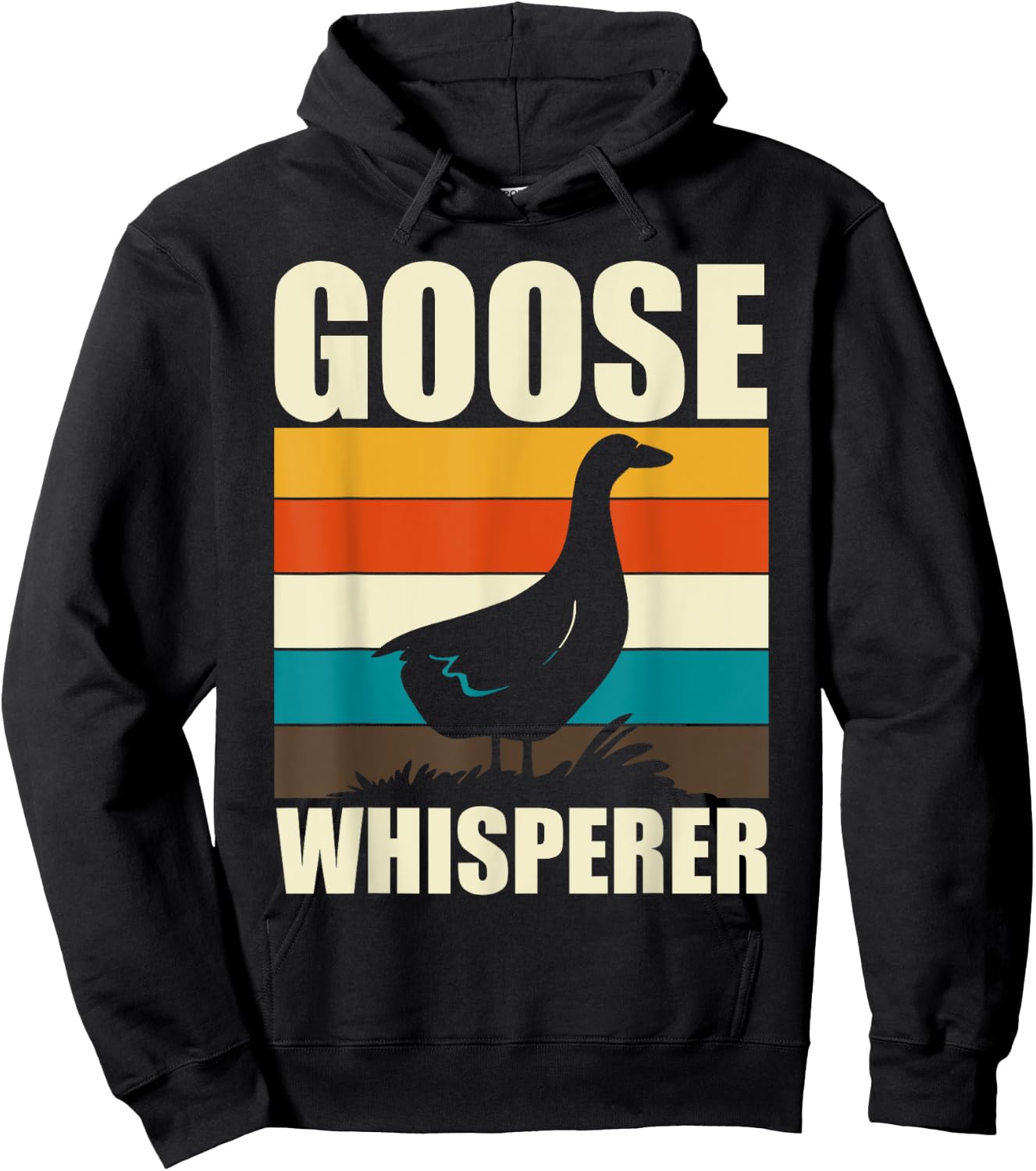 Goose Whisperer Goose Hoodie - Hoodie | Black