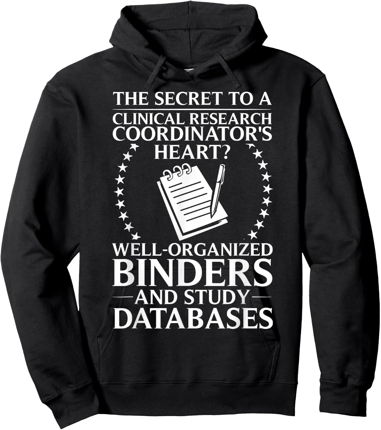 Clinical Research Assistant Clinical Research Coordinator Hoodie - Hoodie | Black