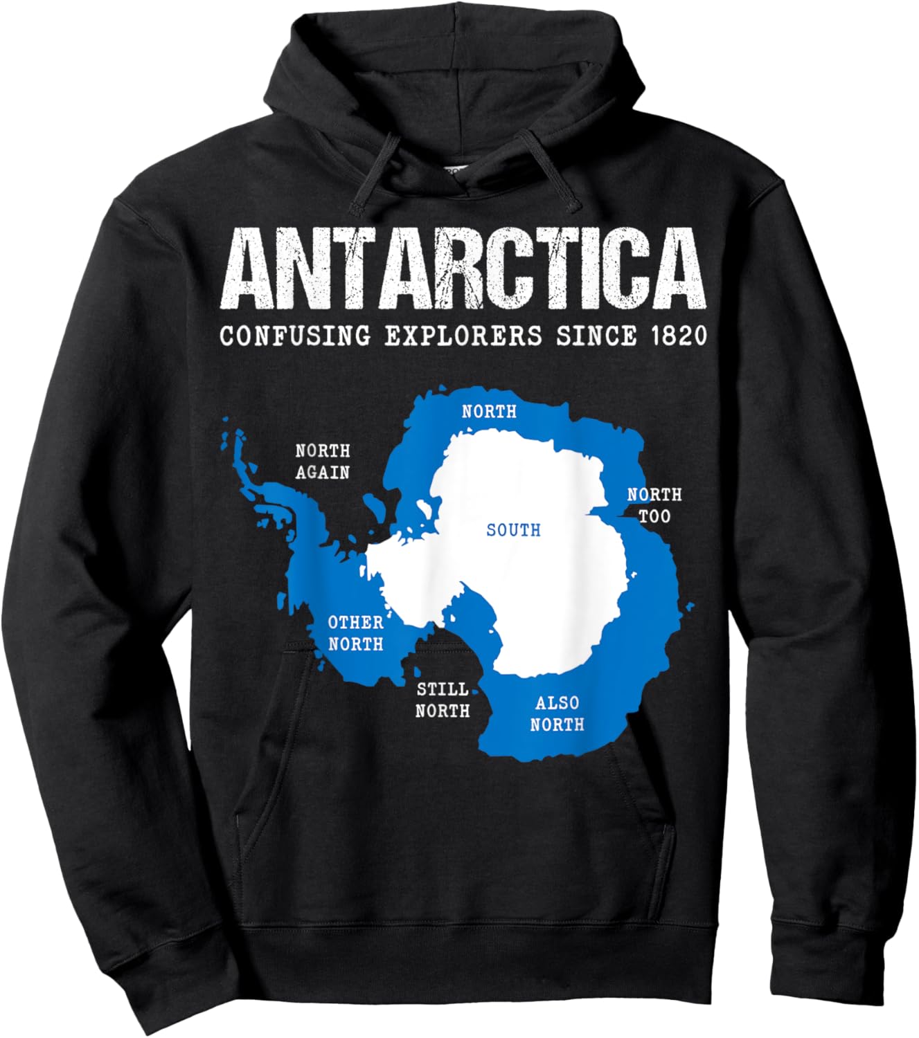 Antarctica - Explore South Pole - Penguins Antarctic Circle Hoodie - Hoodie | Black