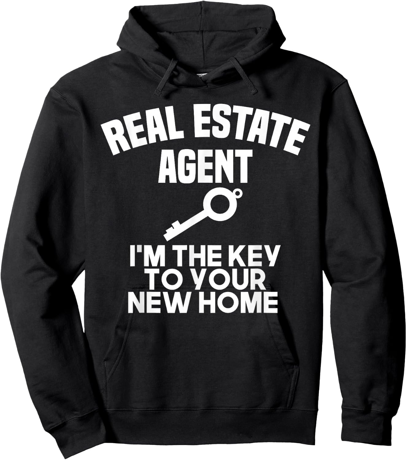 Real Estate Agent I'm the Key To Your New Home Realtor Hoodie - Hoodie | Black