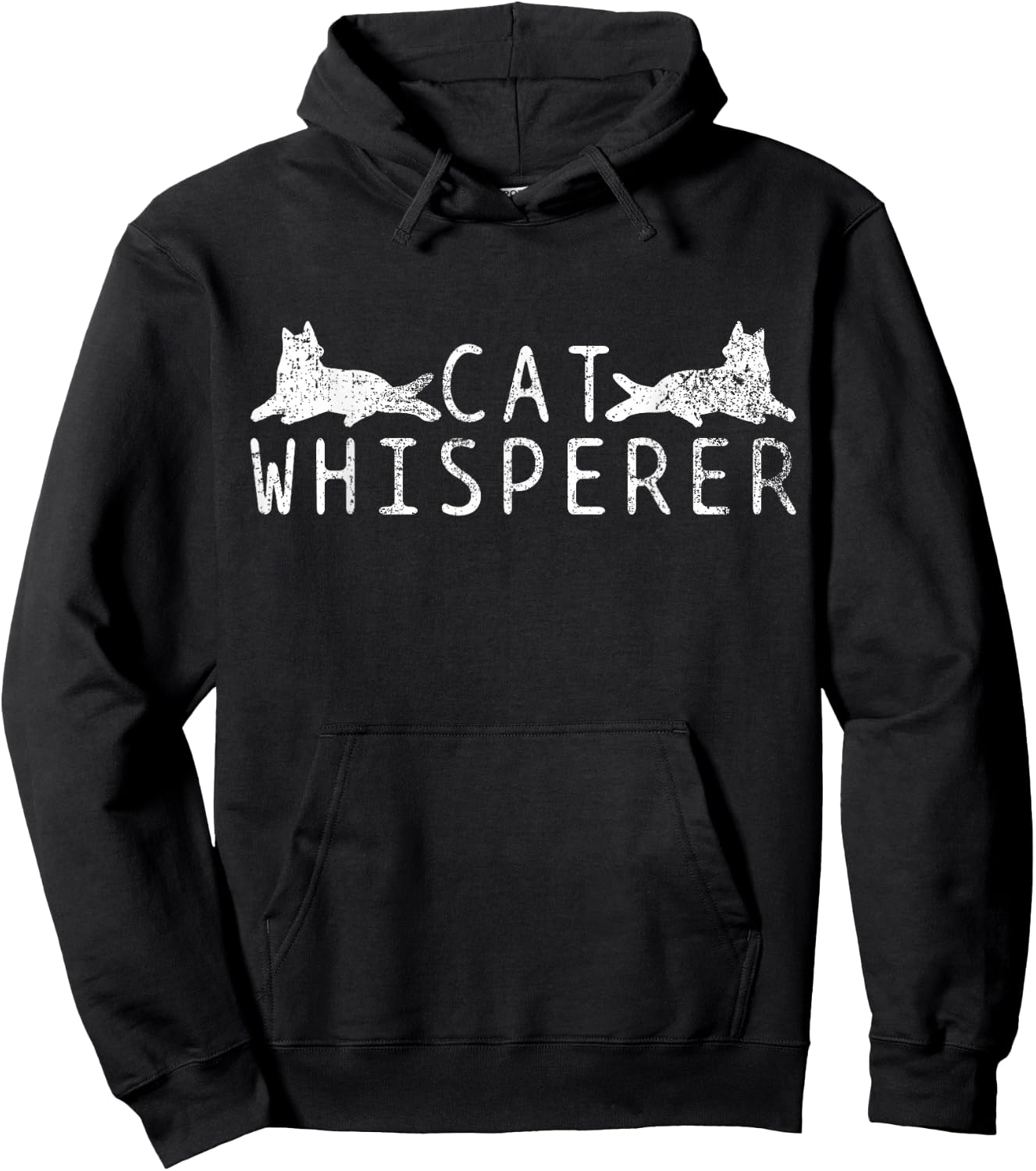 Cat Whisperer Hoodie - Hoodie | Black