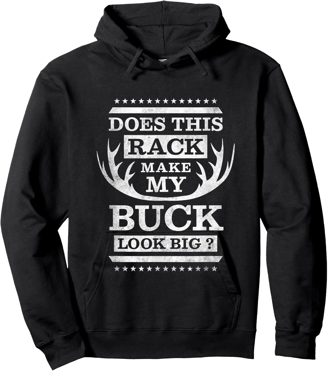 Does this rack make my buck look big Hoodie - Hoodie | Black