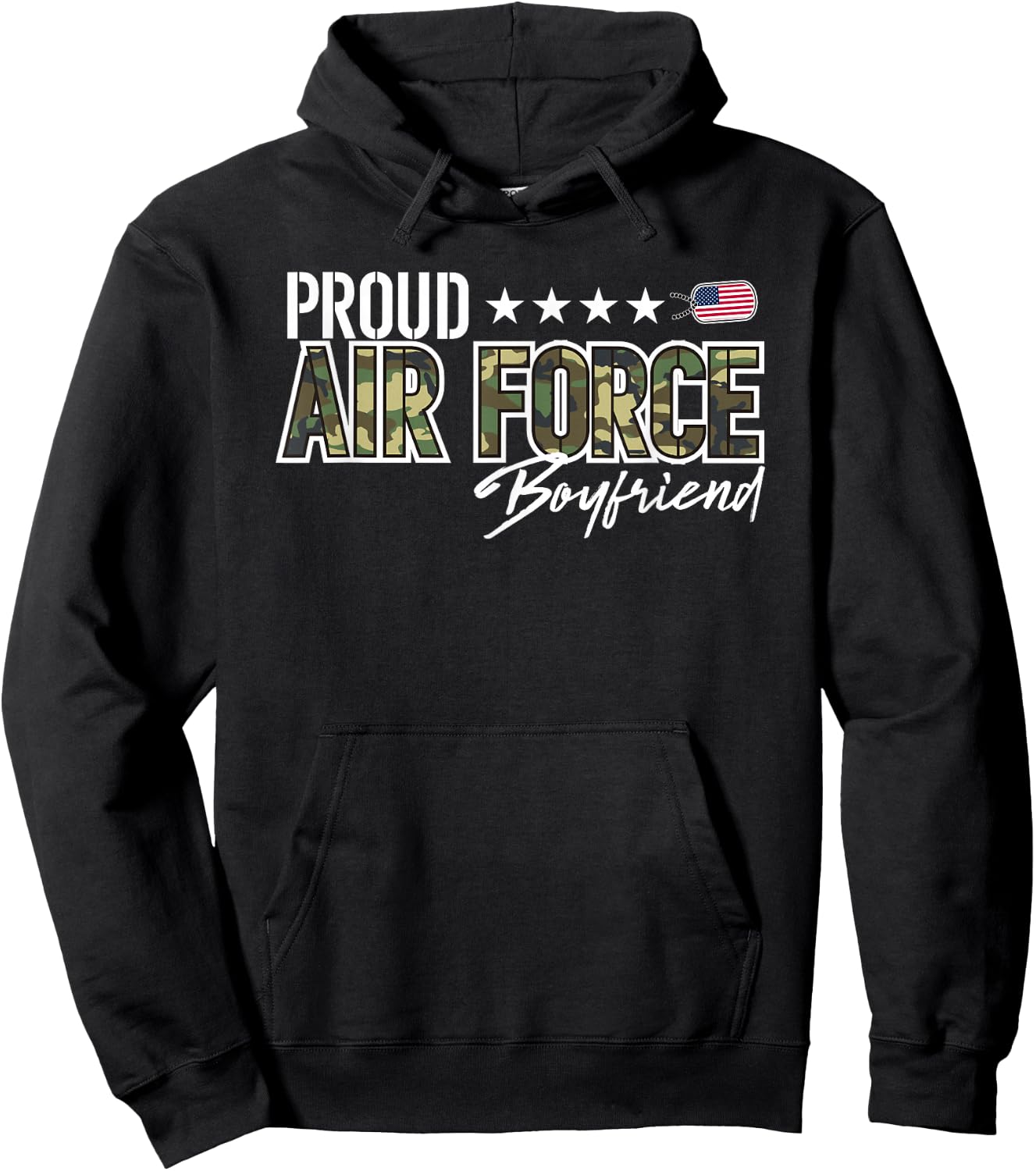 OCP Proud Air Force Boyfriend Hoodie - Hoodie | Black