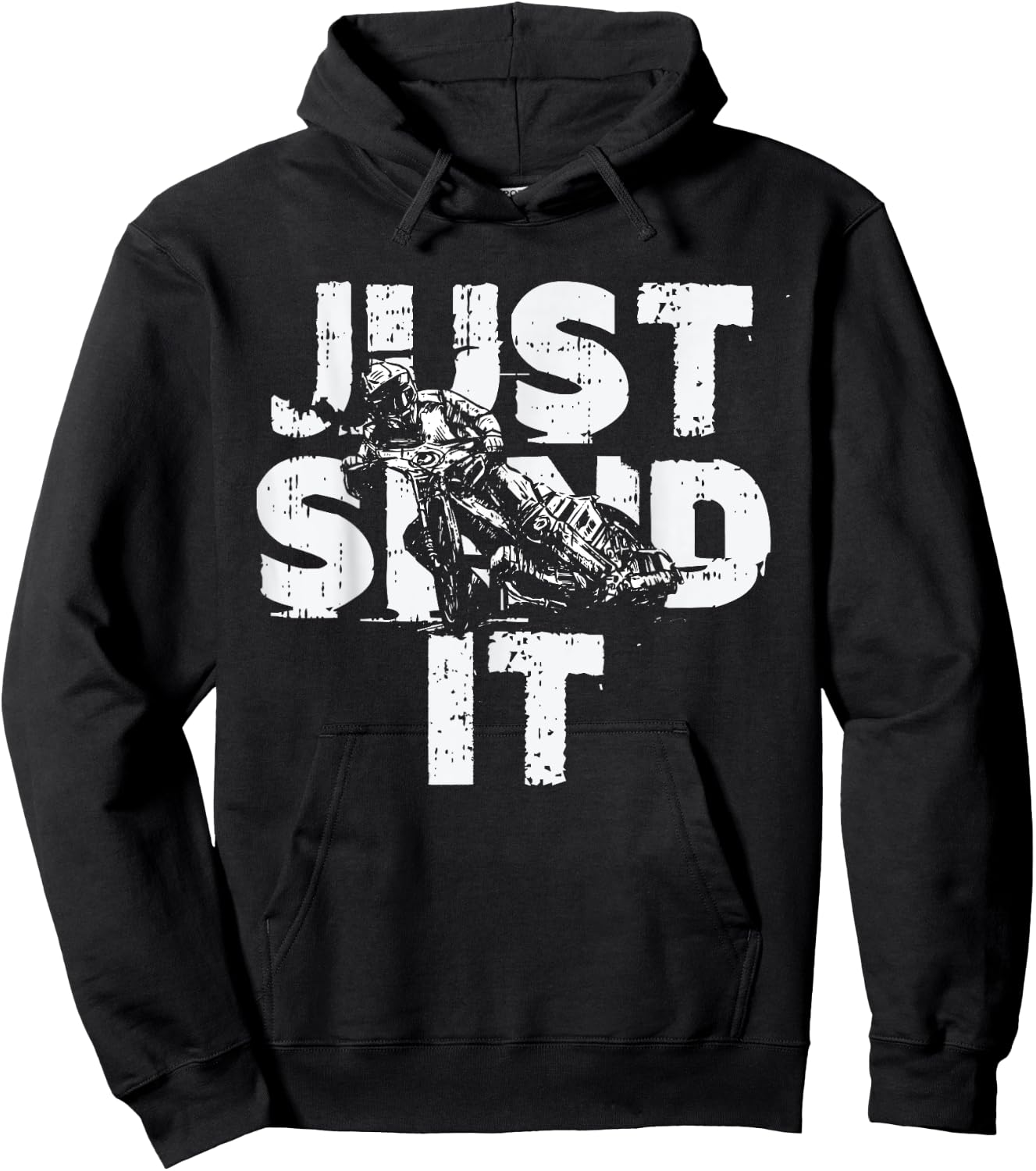 Just Send It Motocross Cool Motorcycle Dirt Bike Biker Gift Hoodie - Hoodie | Black