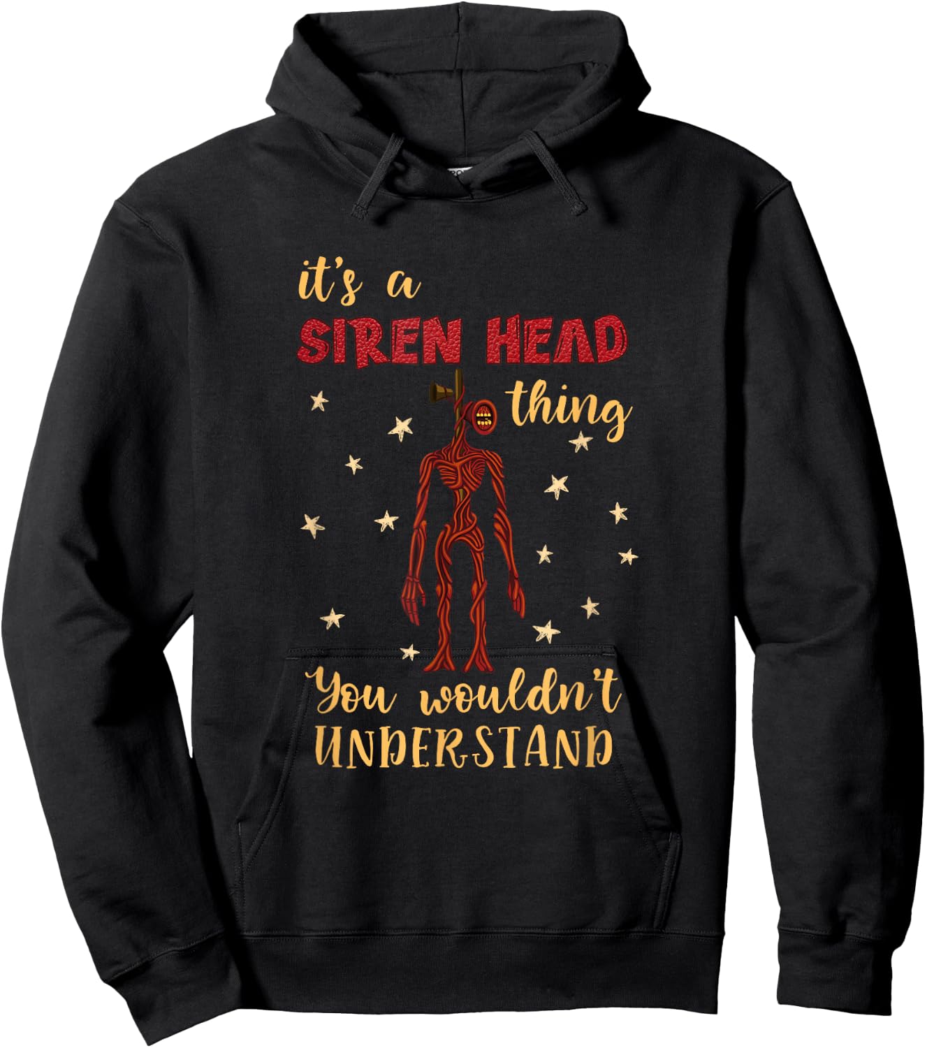 American Cryptid Siren Head Kids Hoodie - Hoodie | Black